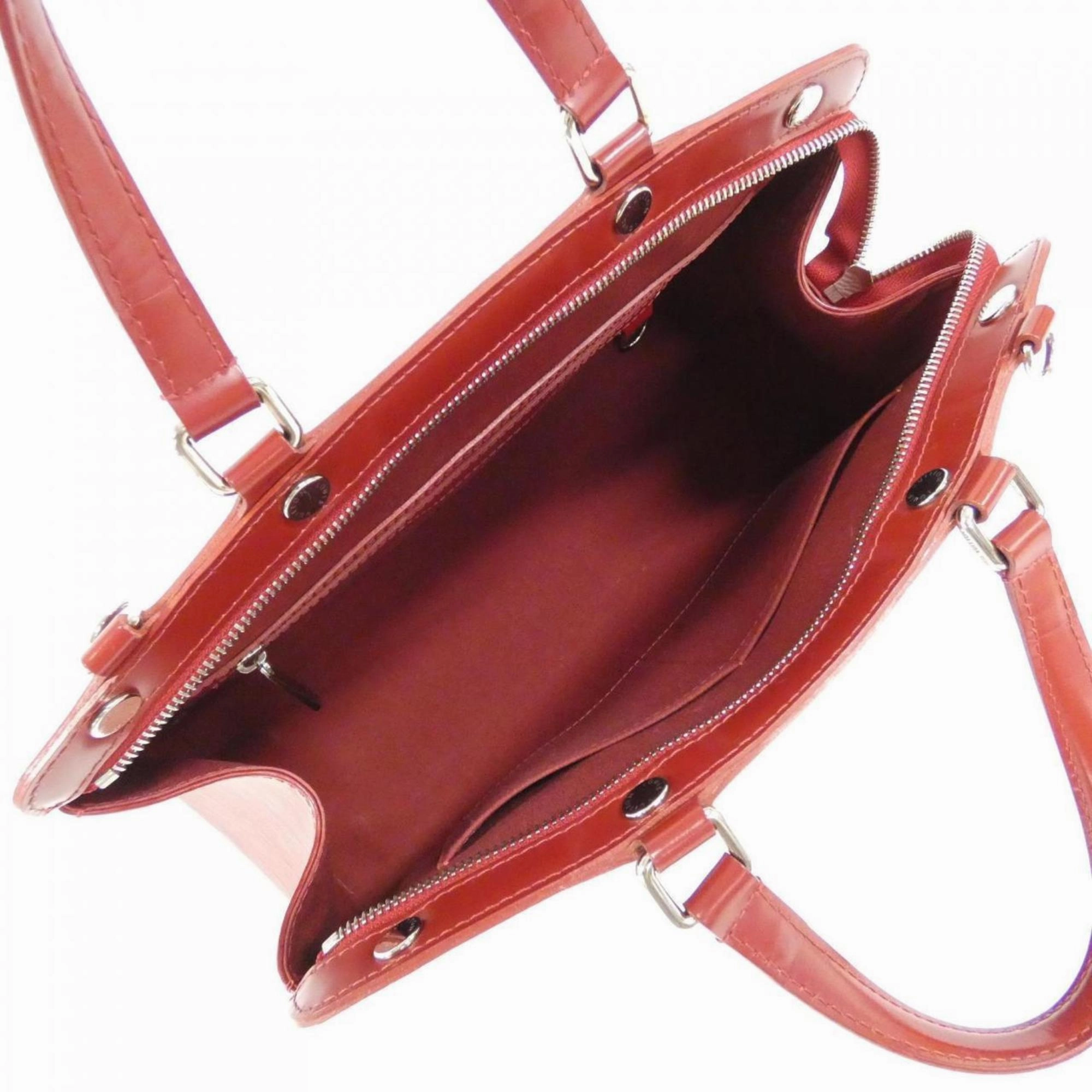 Leather Handbag with Dust Bag and Shoulder Strap