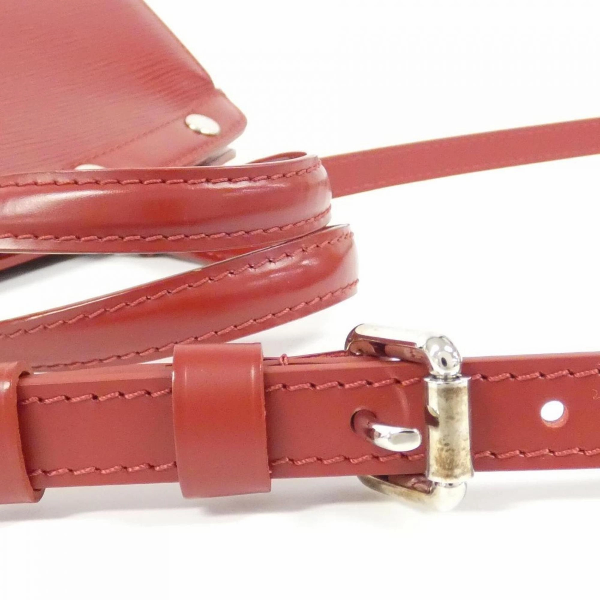 Leather Handbag with Dust Bag and Shoulder Strap