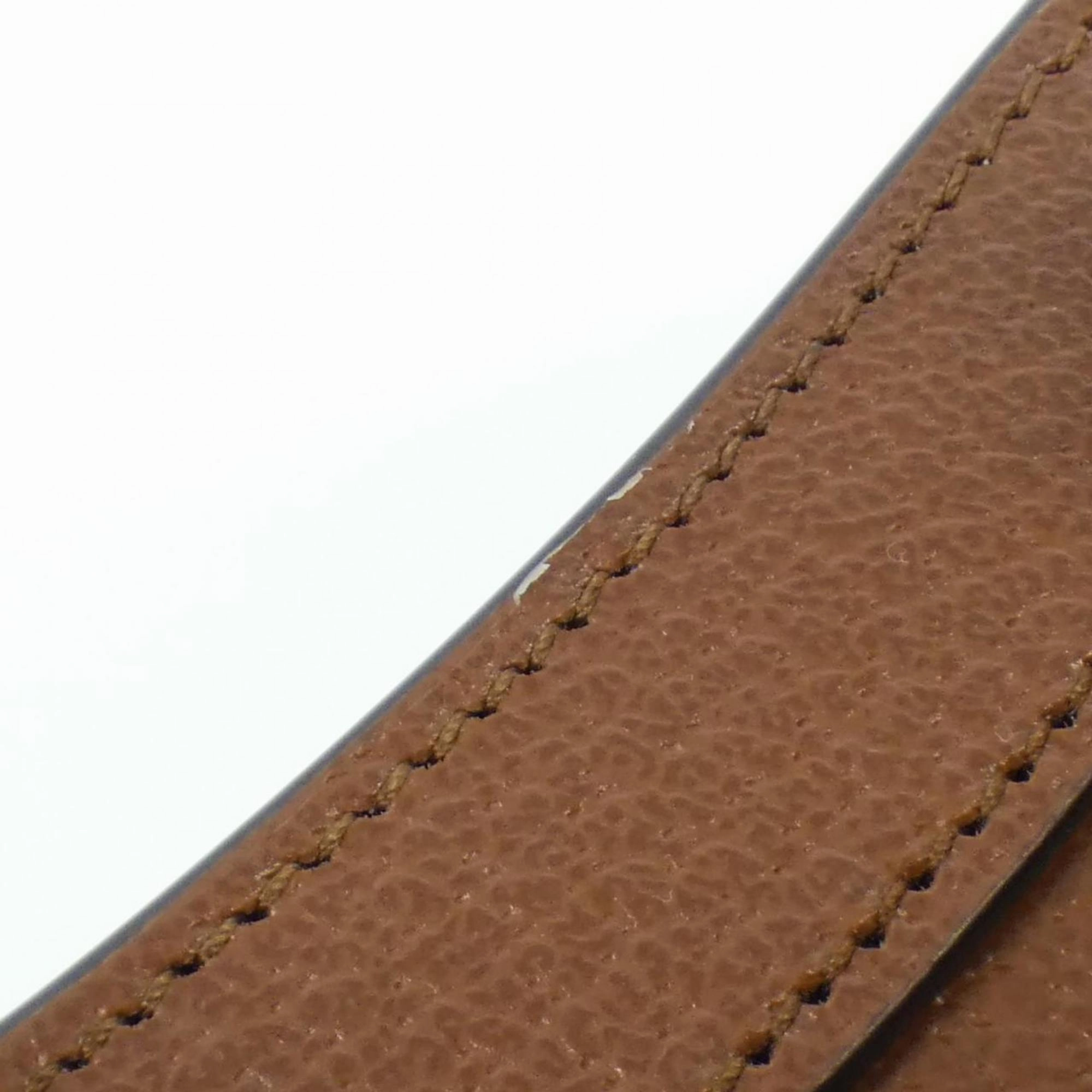 Leather Handbag with Shoulder Strap and Box