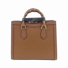 Leather Handbag with Shoulder Strap and Box
