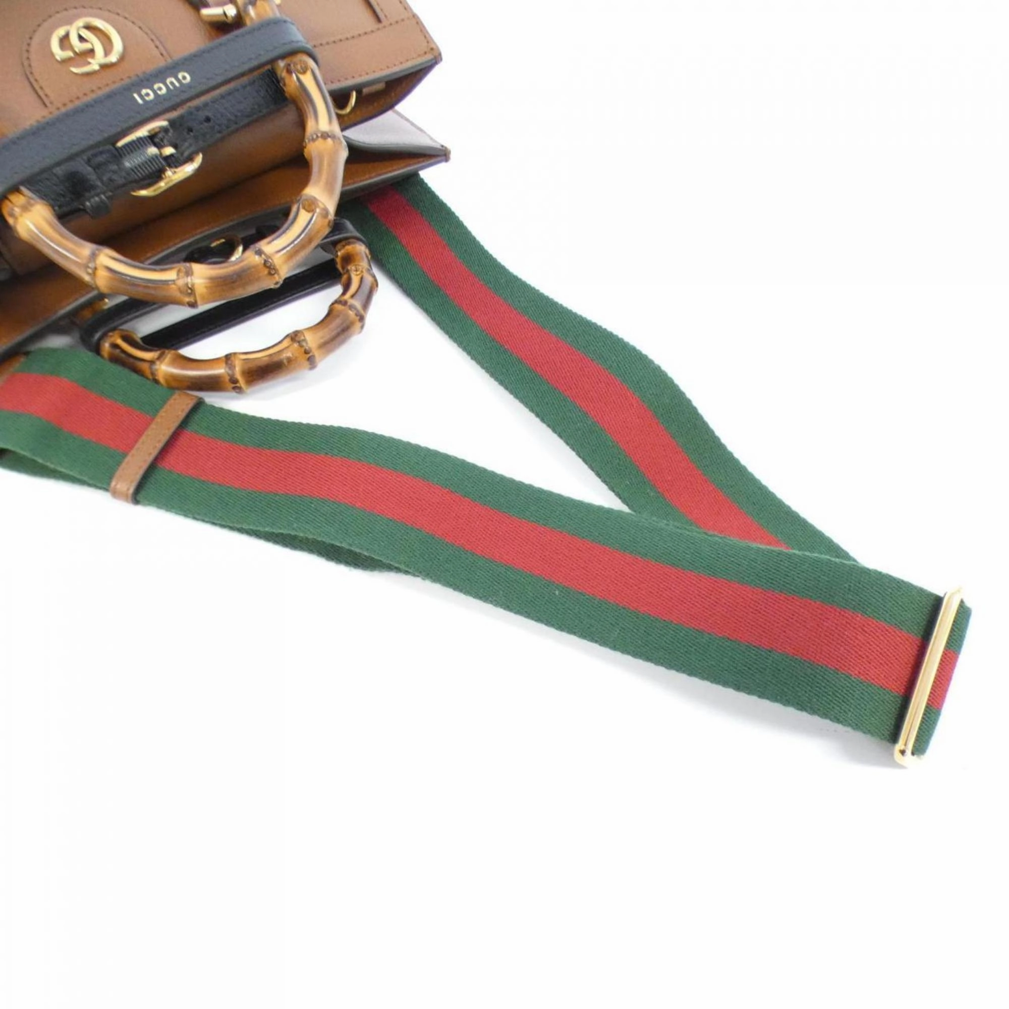 Leather Handbag with Shoulder Strap and Box