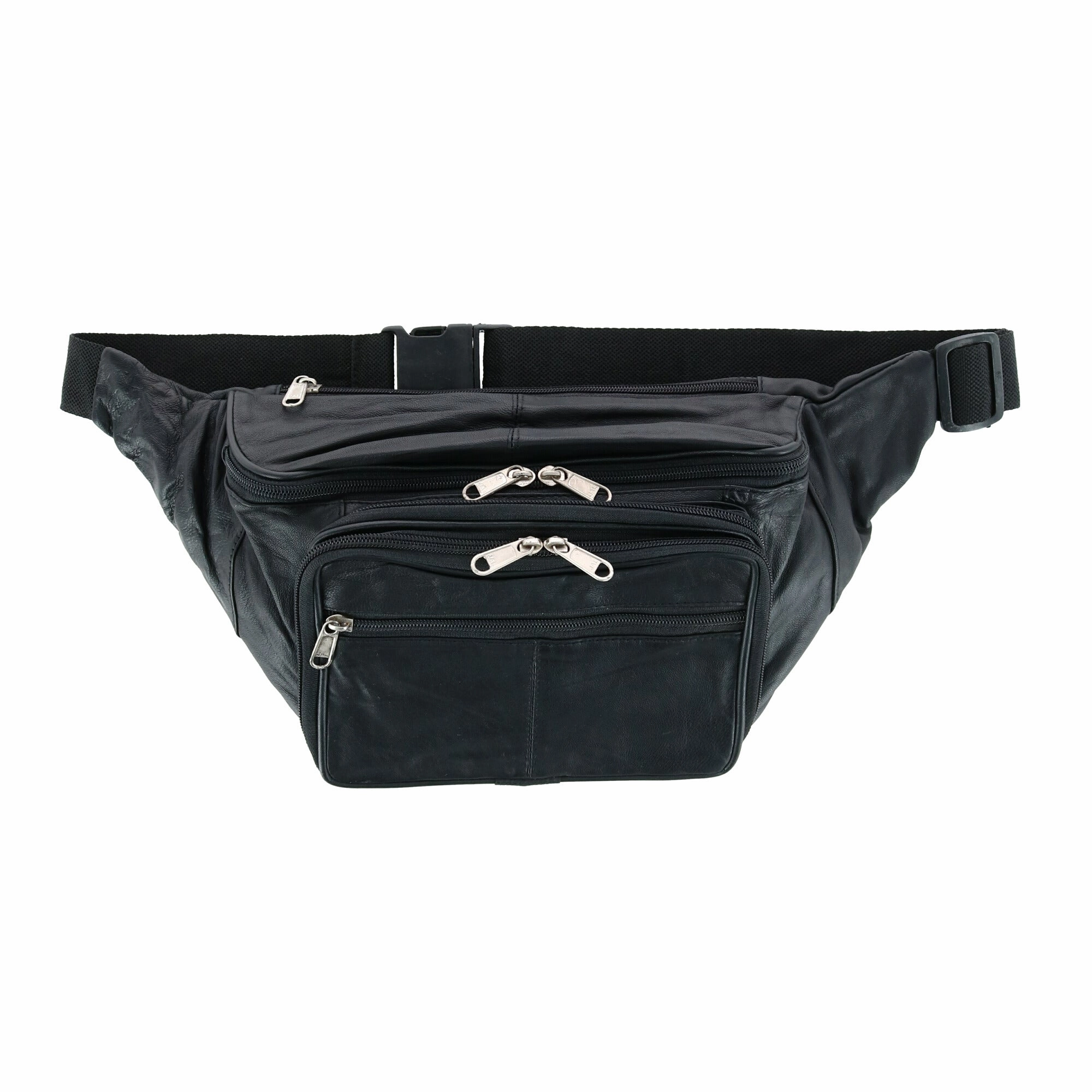 Leather Large Organizer Fanny Waist Pack