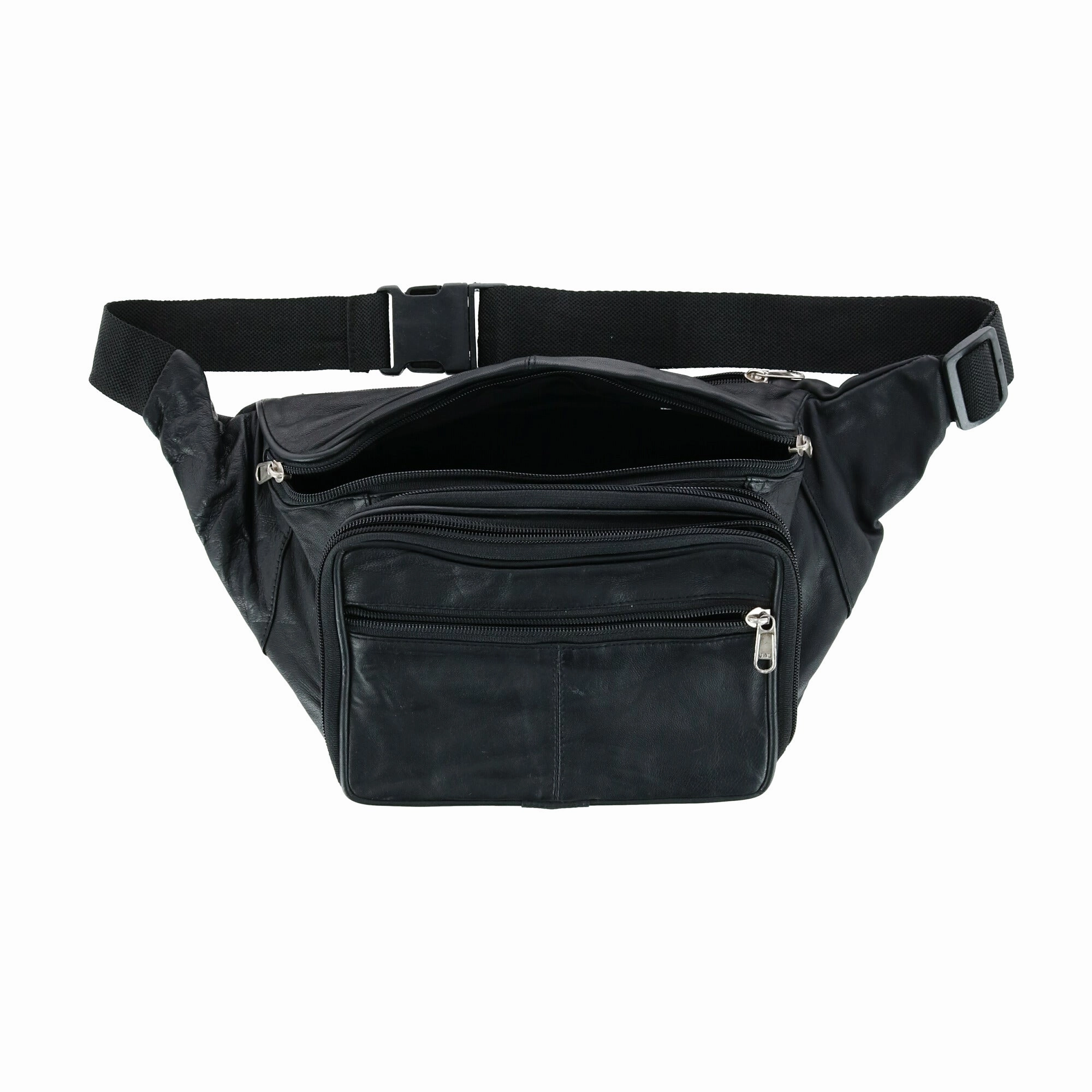 Leather Large Organizer Fanny Waist Pack