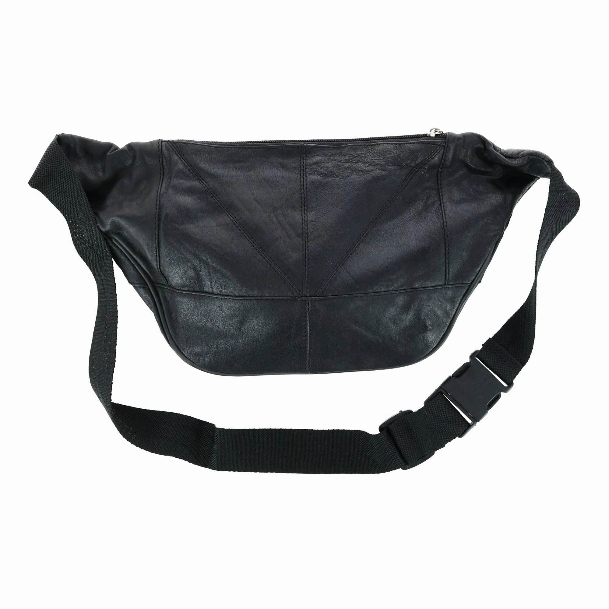 Leather Large Organizer Fanny Waist Pack