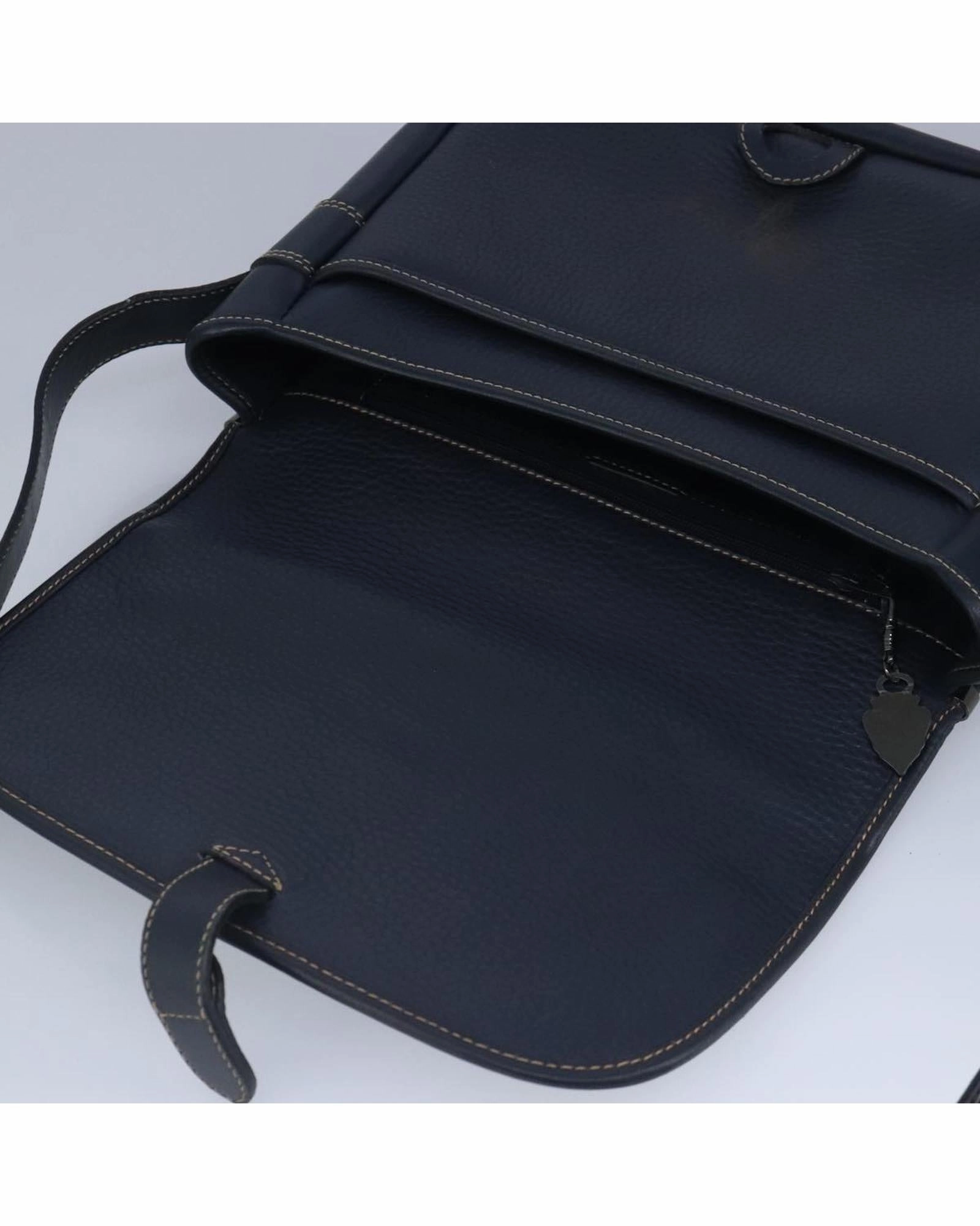 Leather Shoulder Bag with Adjustable Strap
