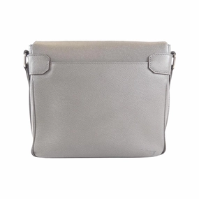 Leather Shoulder Bag with Adjustable Strap and Multiple Compartments