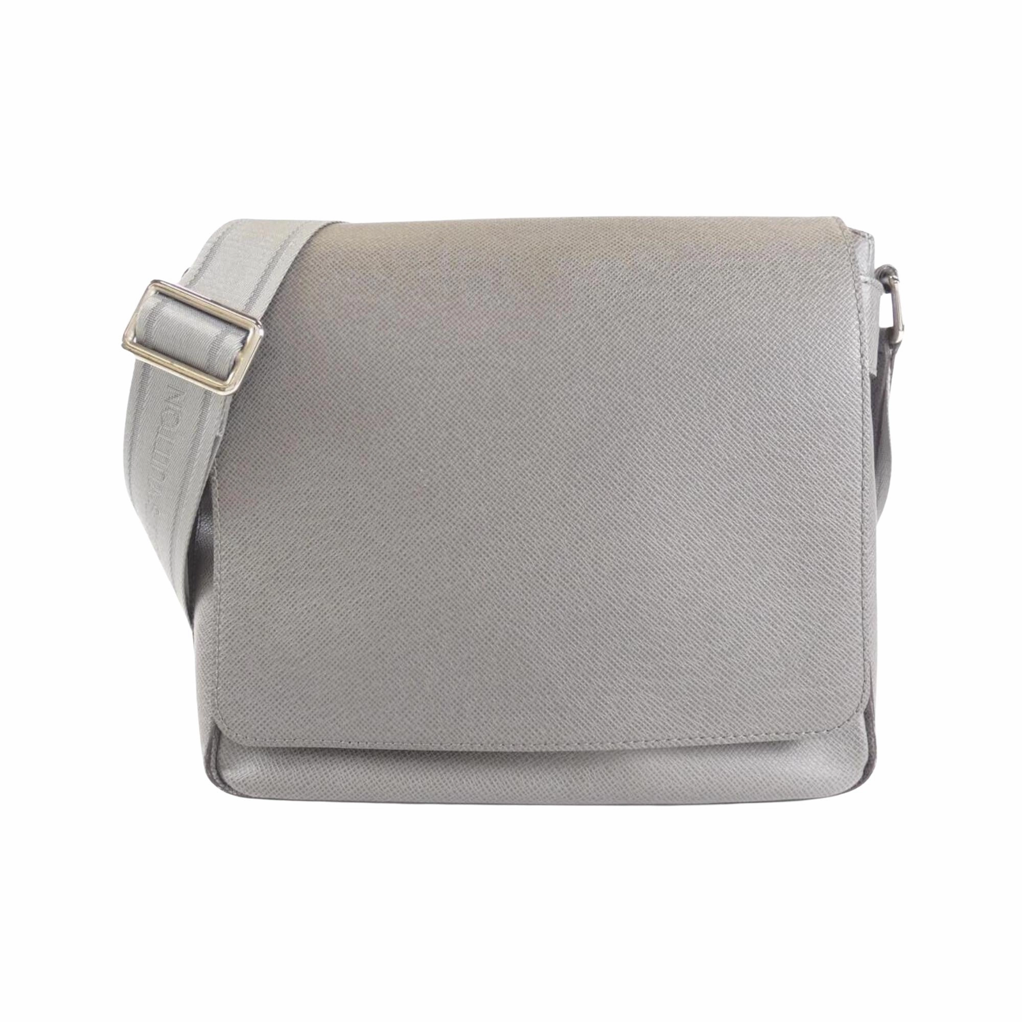 Leather Shoulder Bag with Adjustable Strap and Multiple Compartments