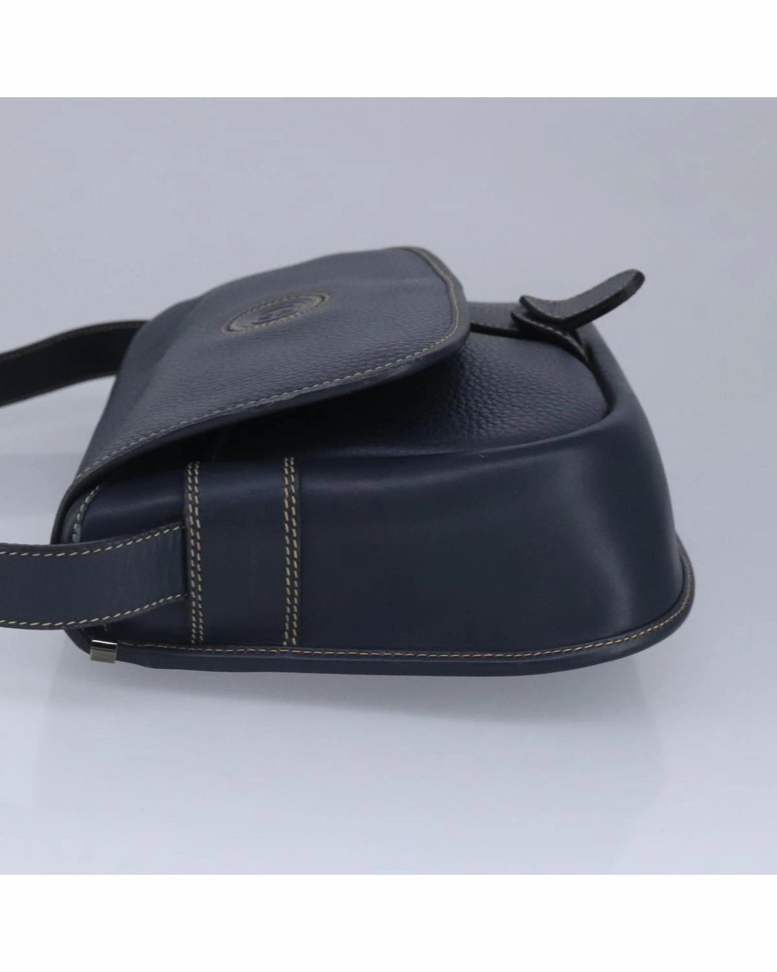 Leather Shoulder Bag with Adjustable Strap