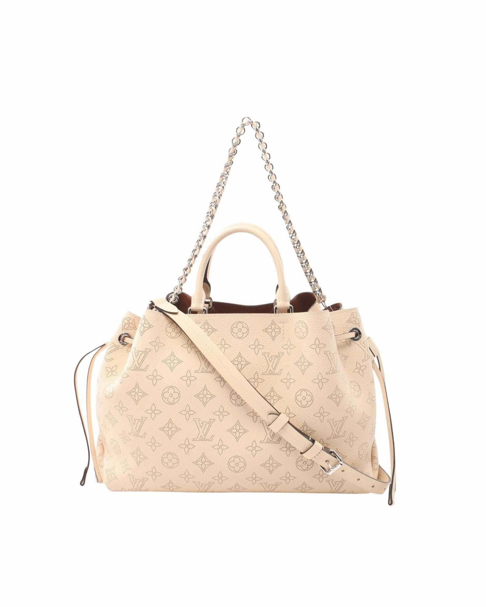 Leather Shoulder Bag with Dust Bag and Shoulder Strap