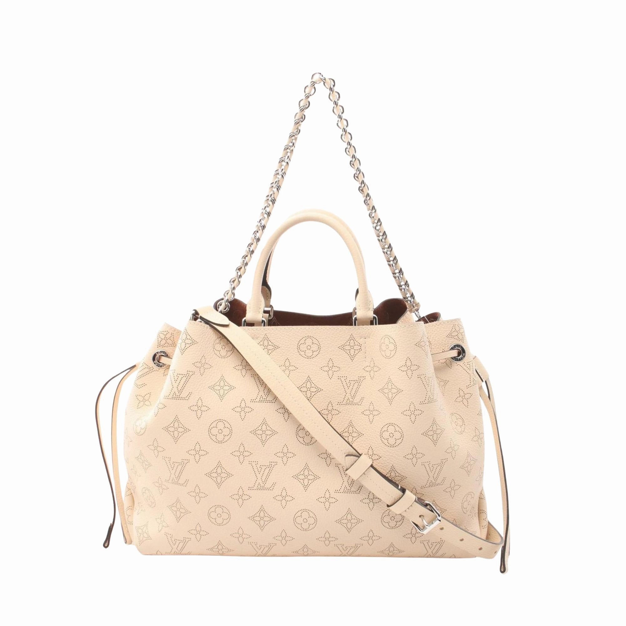 Leather Shoulder Bag with Dust Bag and Shoulder Strap