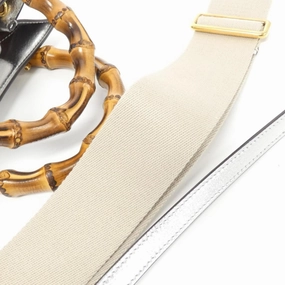 Leather Shoulder Bag with Dust Bag and Strap