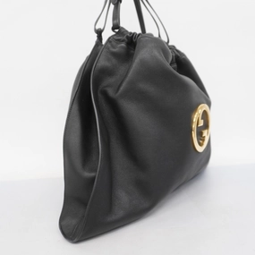 Leather Soho Shoulder Bag with Dust Bag and Strap