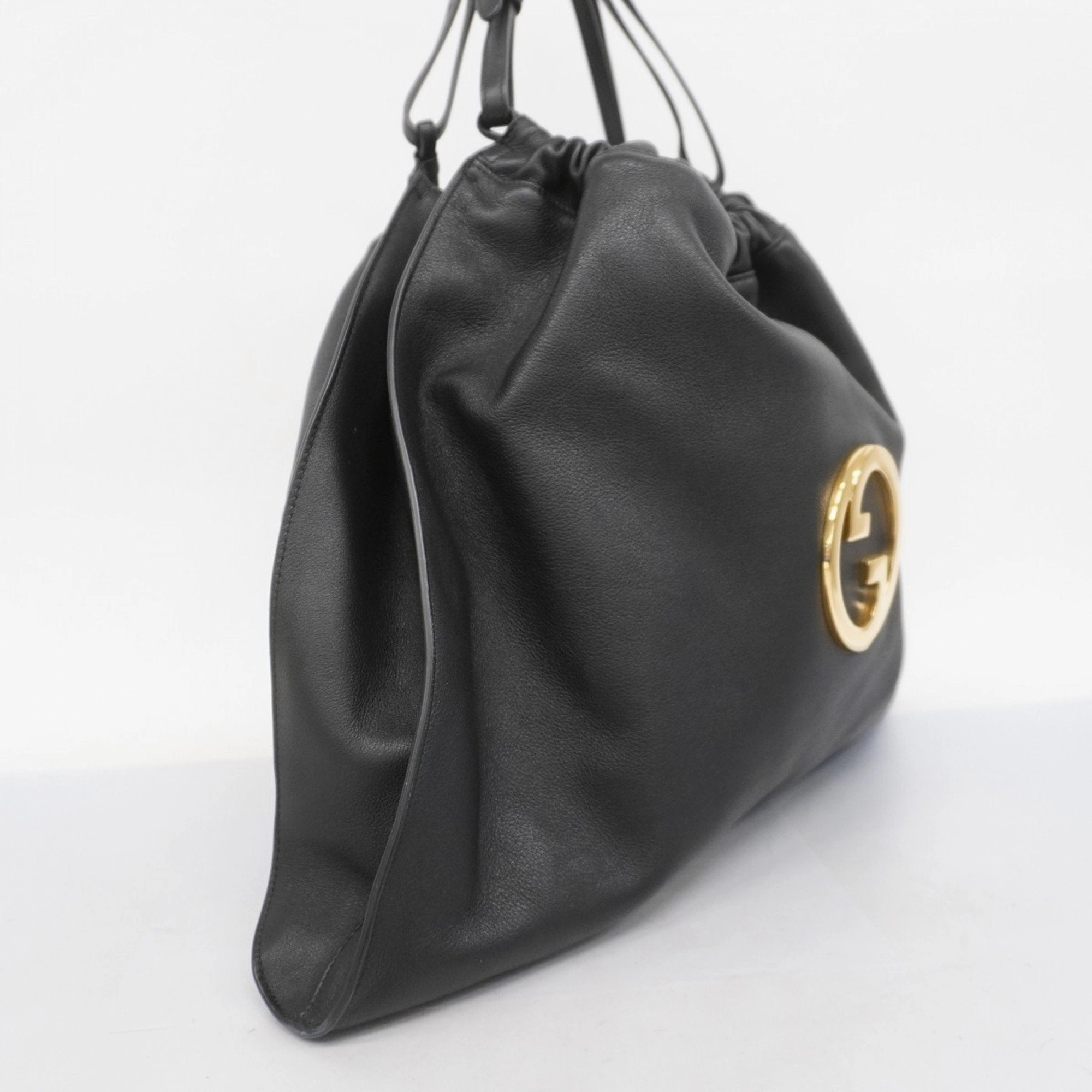 Leather Soho Shoulder Bag with Dust Bag and Strap