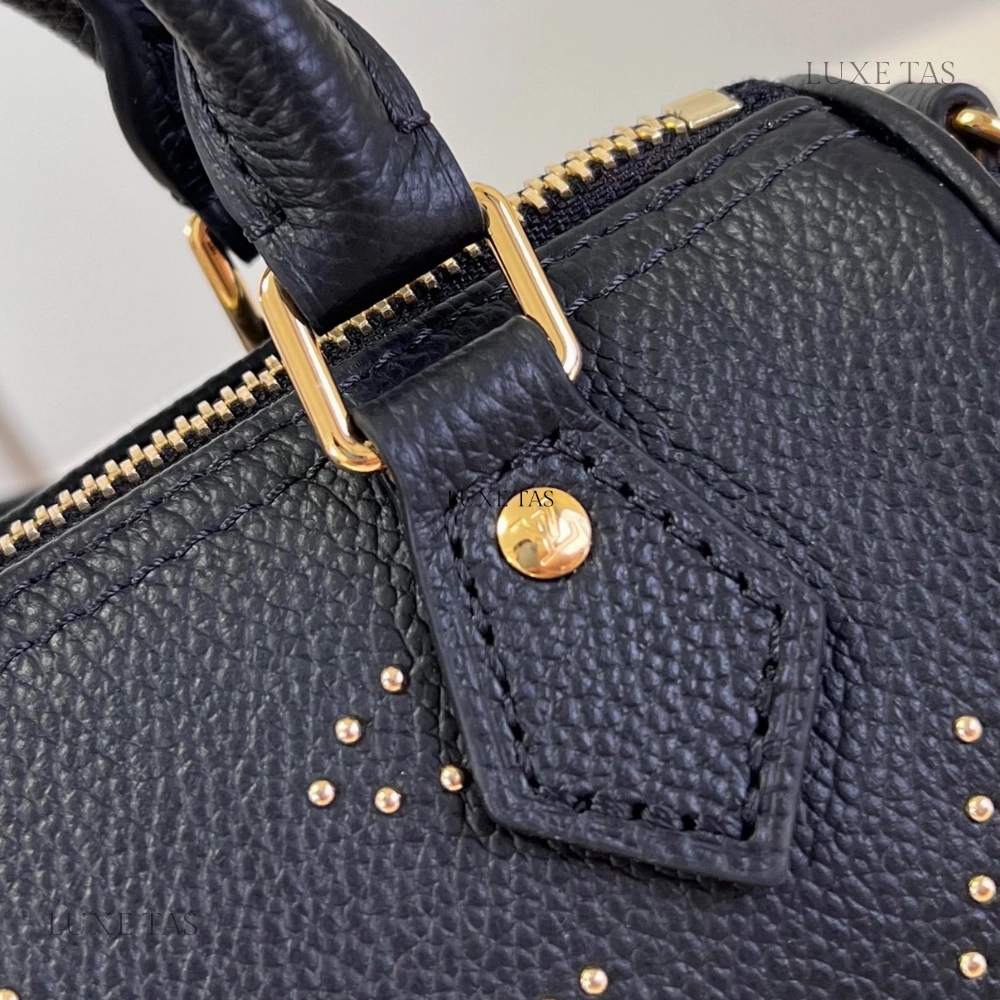 Leather With Studs Nano Speedy Leather Crossbody Bag for Women