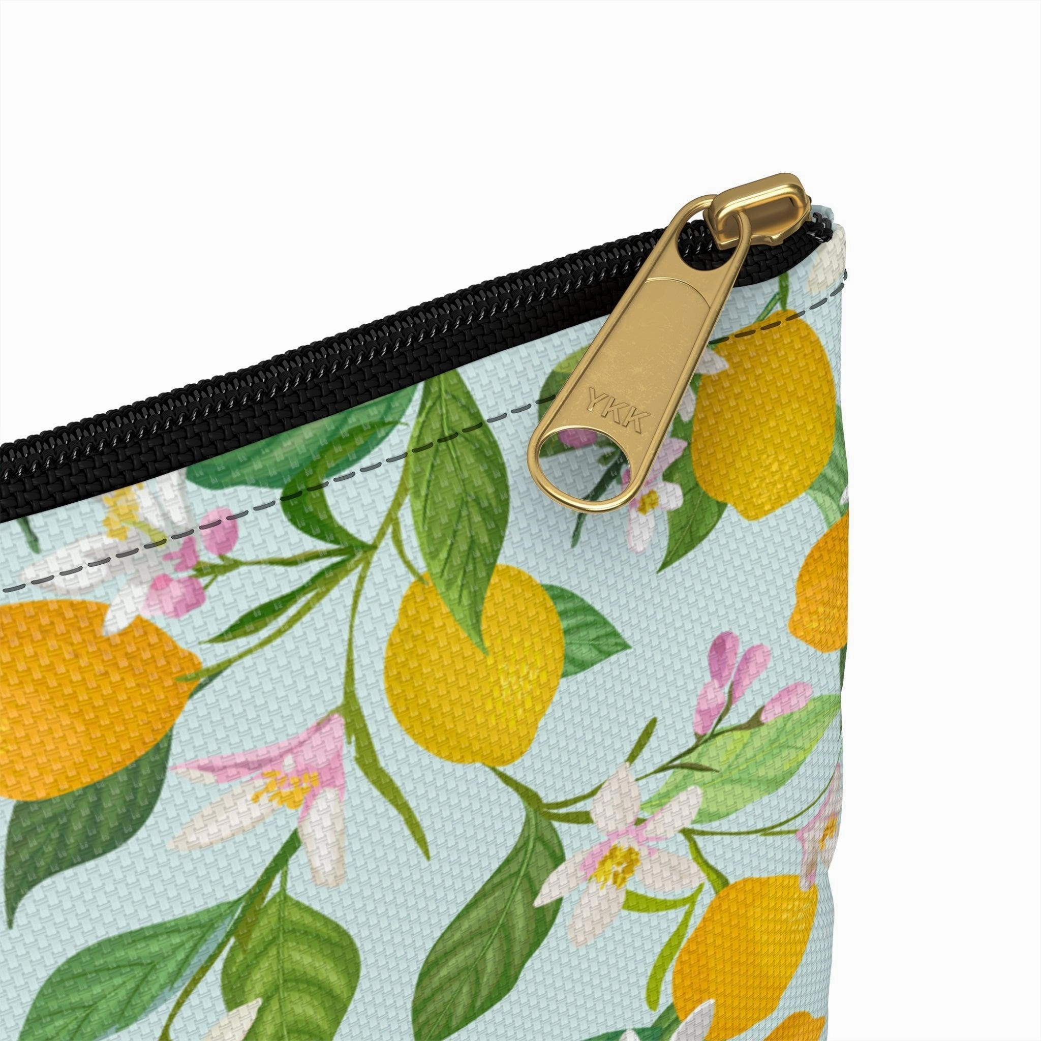 Lemon Blossoms | Lemon Print Travel Bag