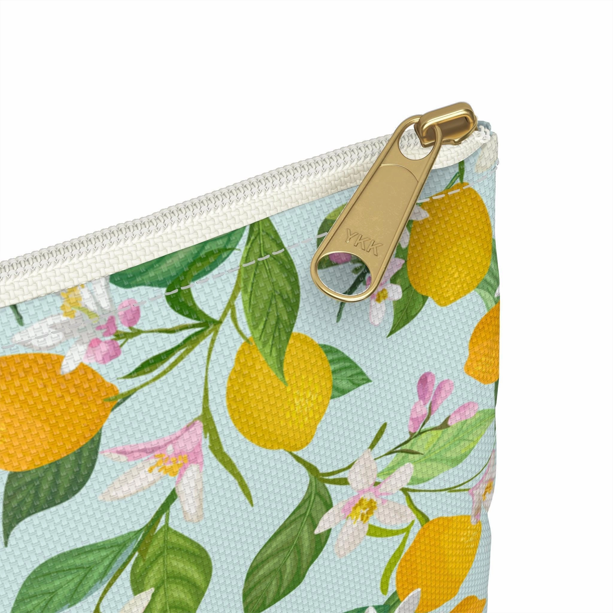 Lemon Blossoms | Lemon Print Travel Bag