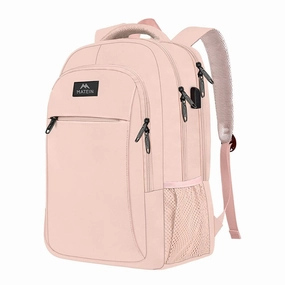 Light Pink Mlassic Travel Laptop Backpack