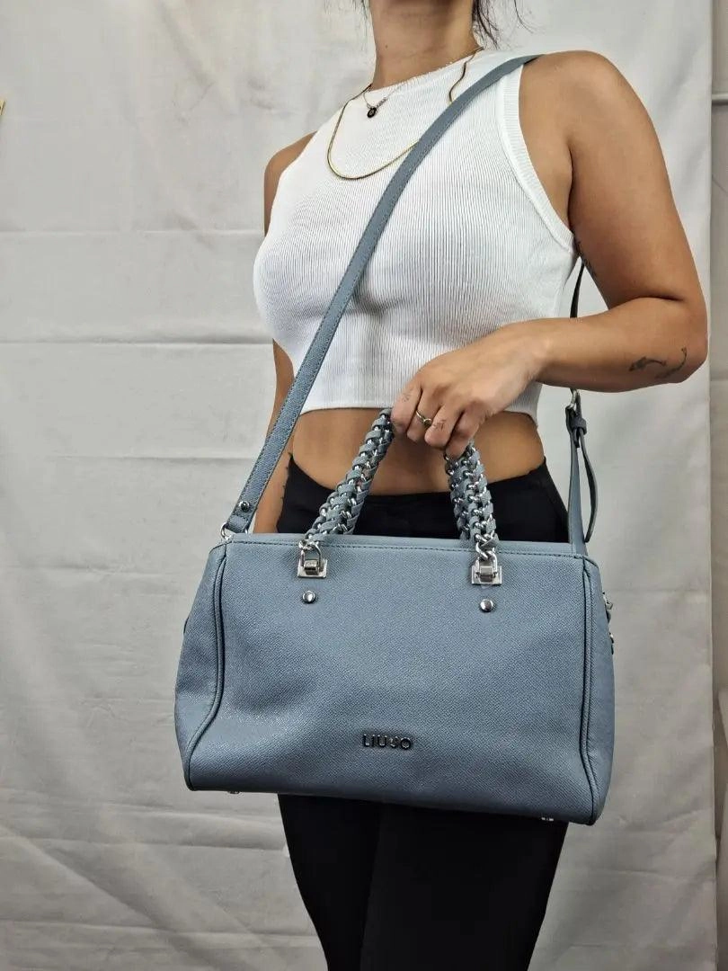 Liu Jo Sky Blue Convertible Handbag
