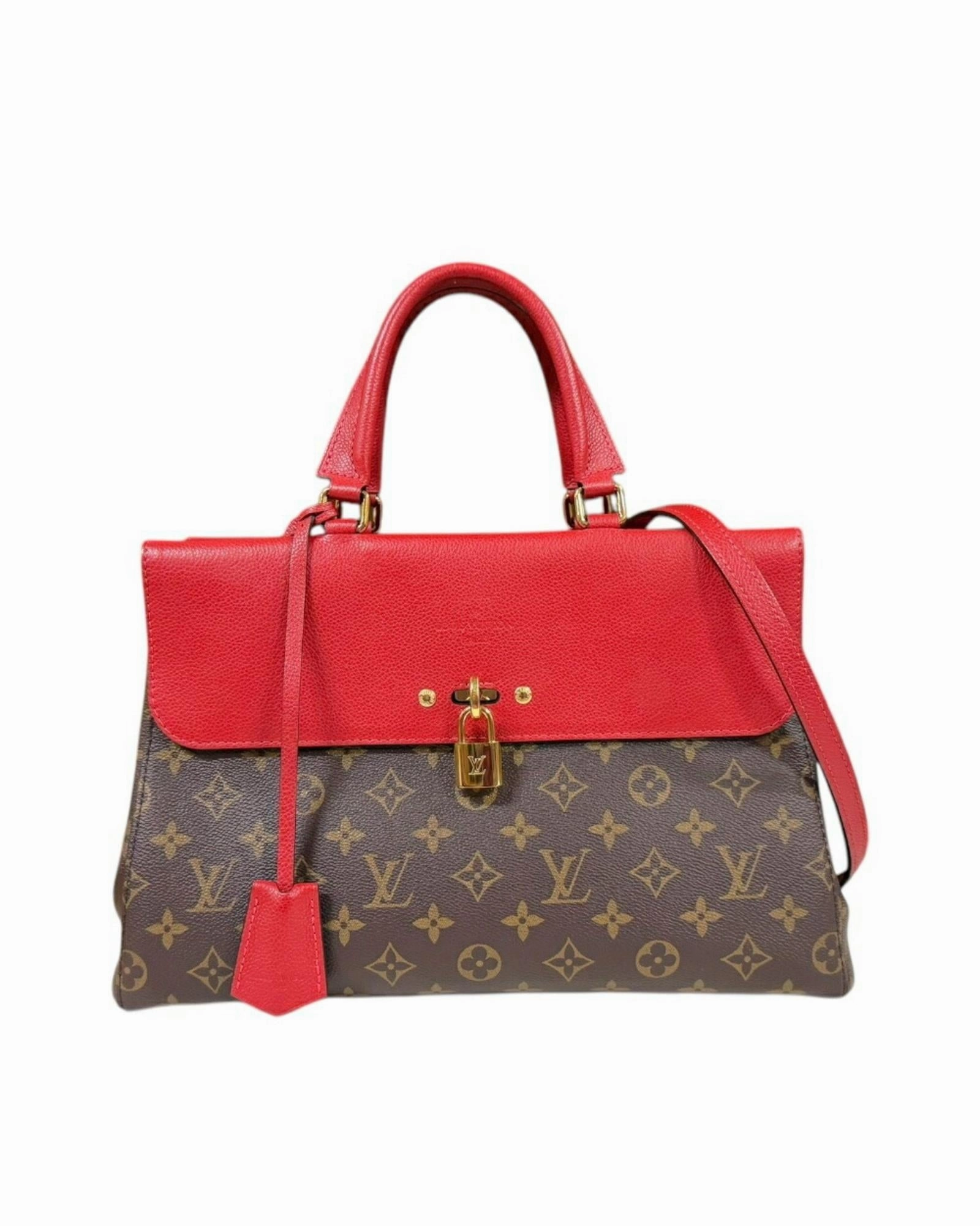 Lockme II Red M55756 Shoulder Bag