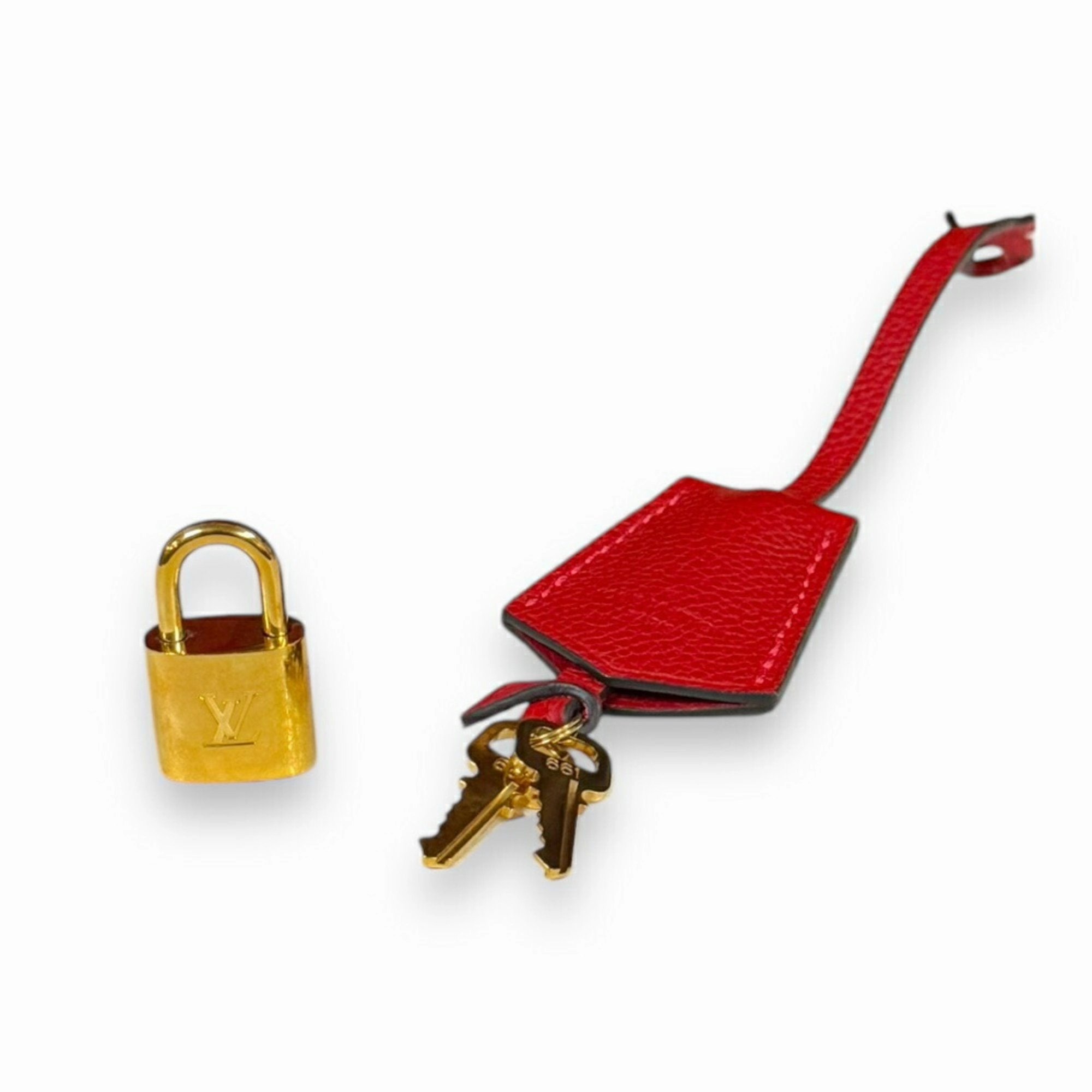 Lockme II Red M55756 Shoulder Bag