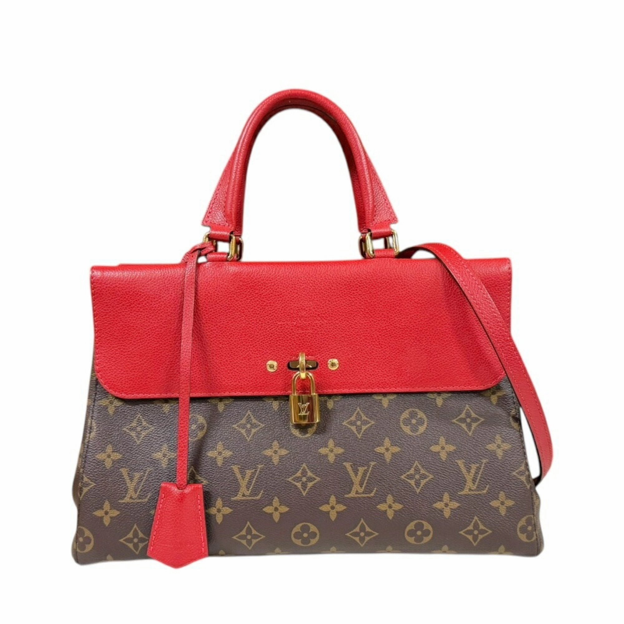 Lockme II Red M55756 Shoulder Bag