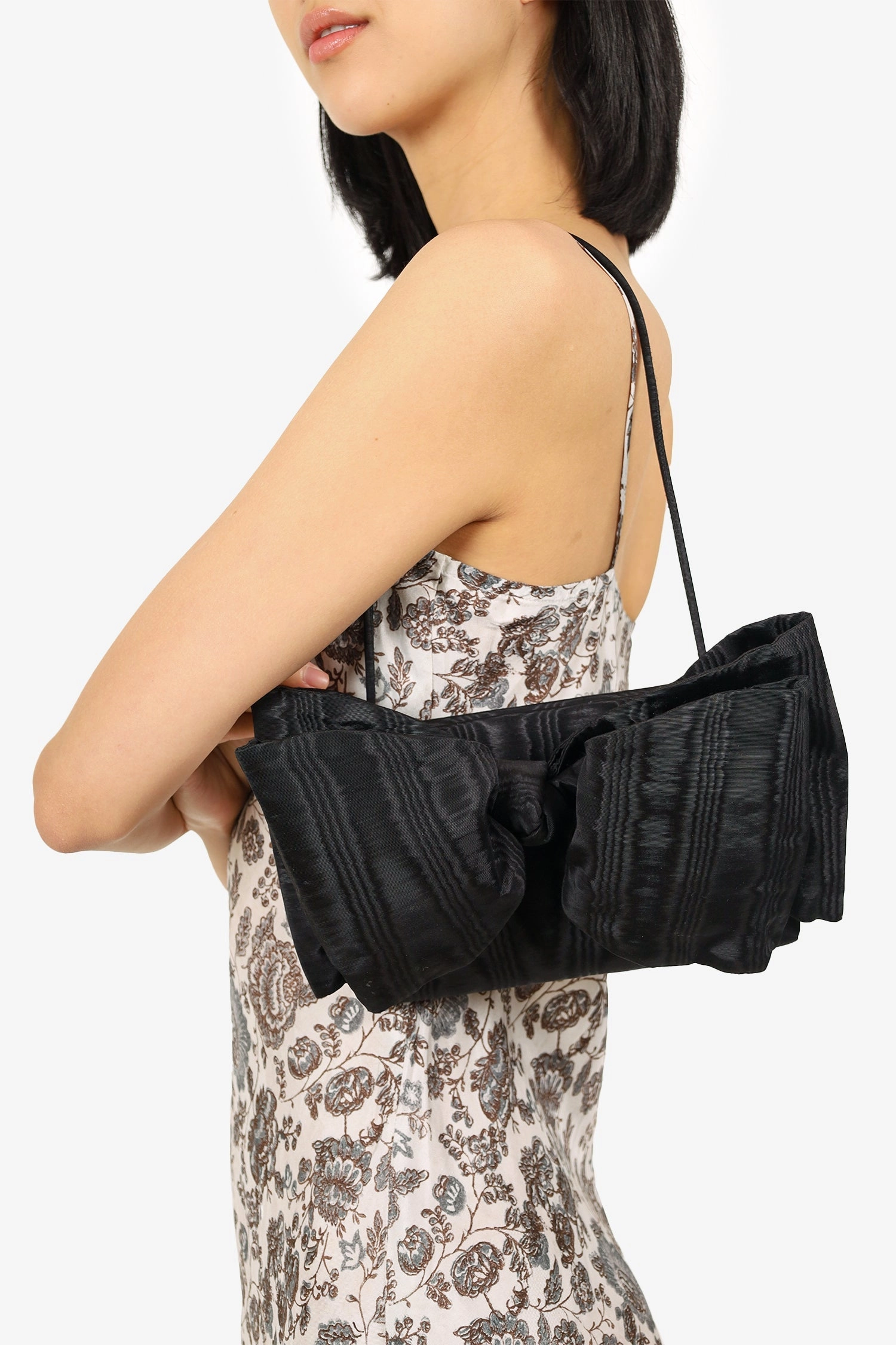Loeffler Randall Black Valerie Bow Clutch
