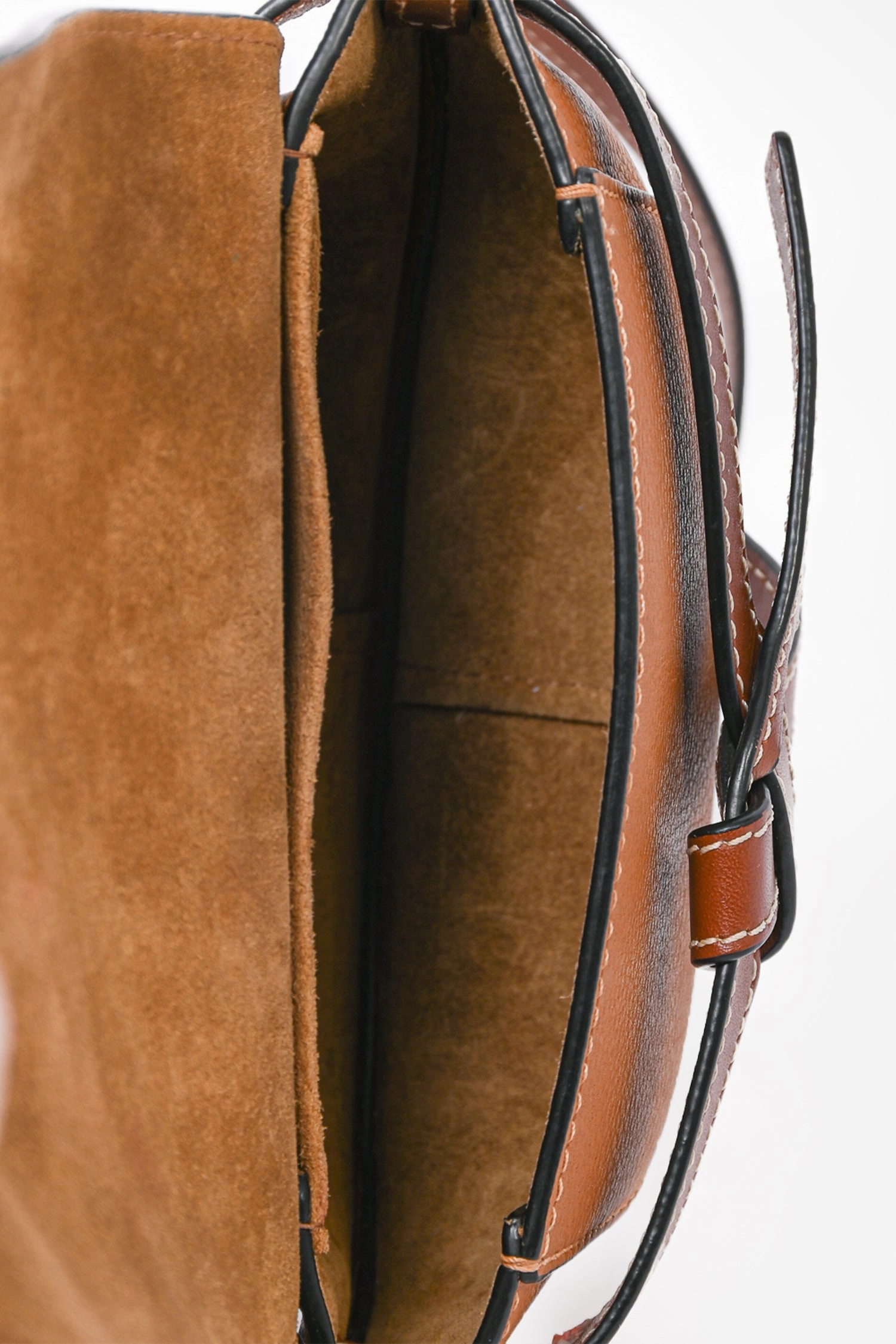 Loewe 2019 Brown Leather Mini Gate Crossbody