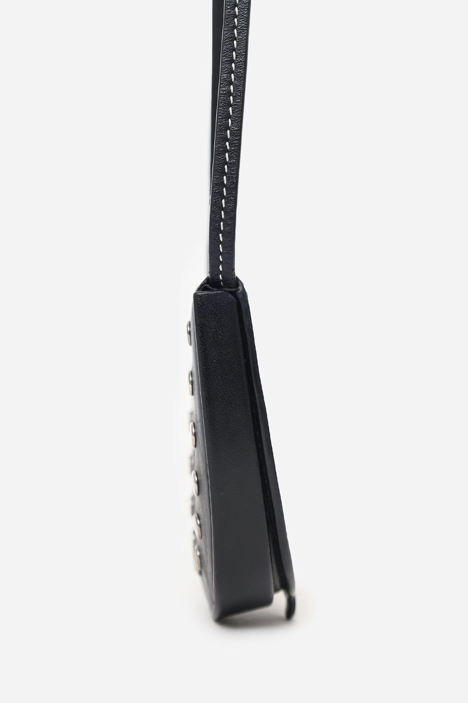 Loewe Black Leather Coin Crossbody