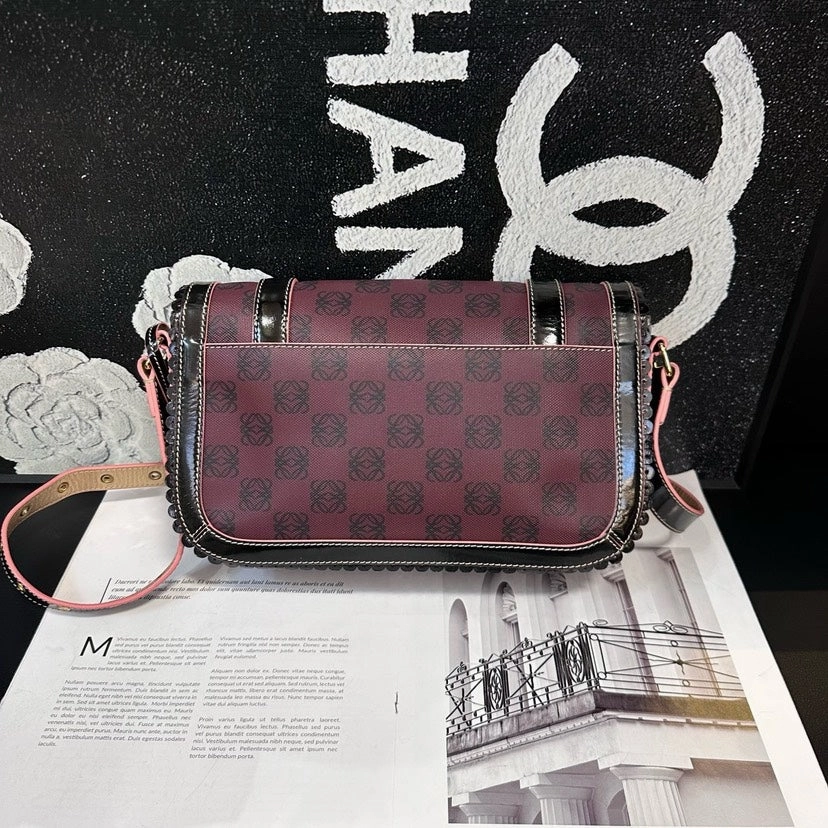 Loewe Cherry Bow Messenger Crossbody Bag Medium