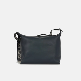 Loewe Loewe - Cubi Crossbody - Navy Blue Calfskin SHW - Pre-Loved