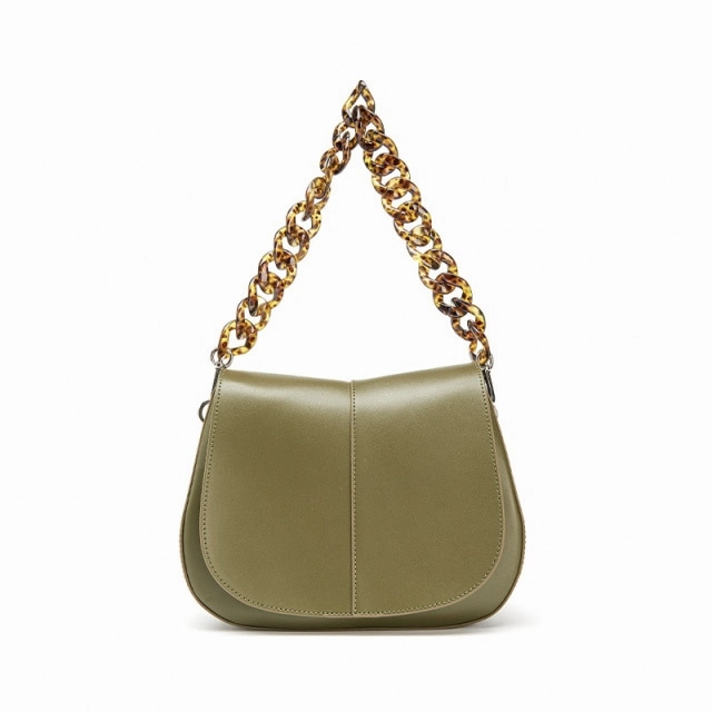 Loren Women's Leather Handbag With Chain