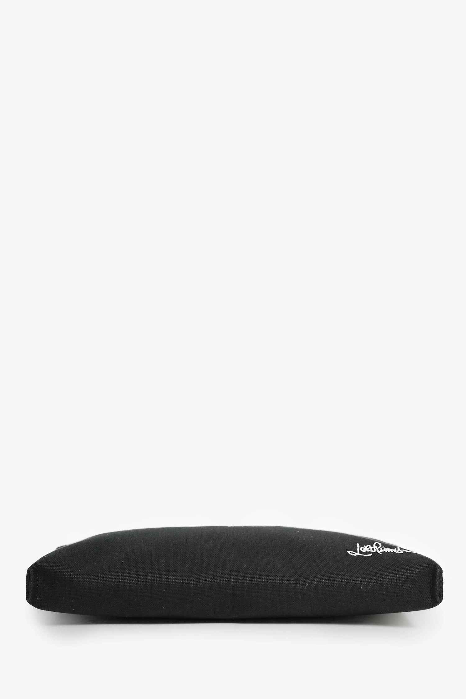 Loro Piana X Horoshi Fujiwara Black Canvas Zip Pouch