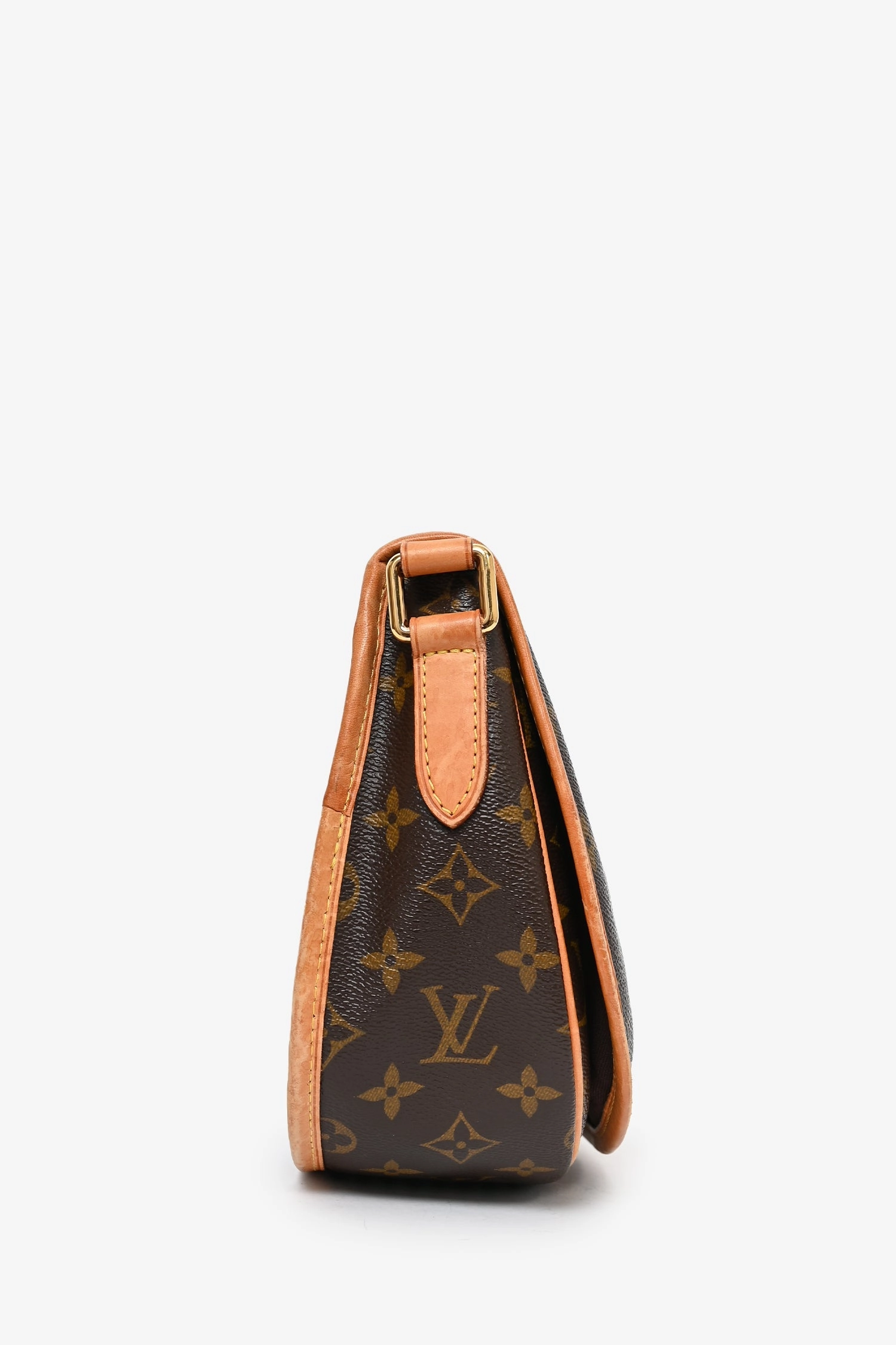 Louis Vuitton 2011 Monogram Leather Trimmed Menilmontant PM Crossbody Bag