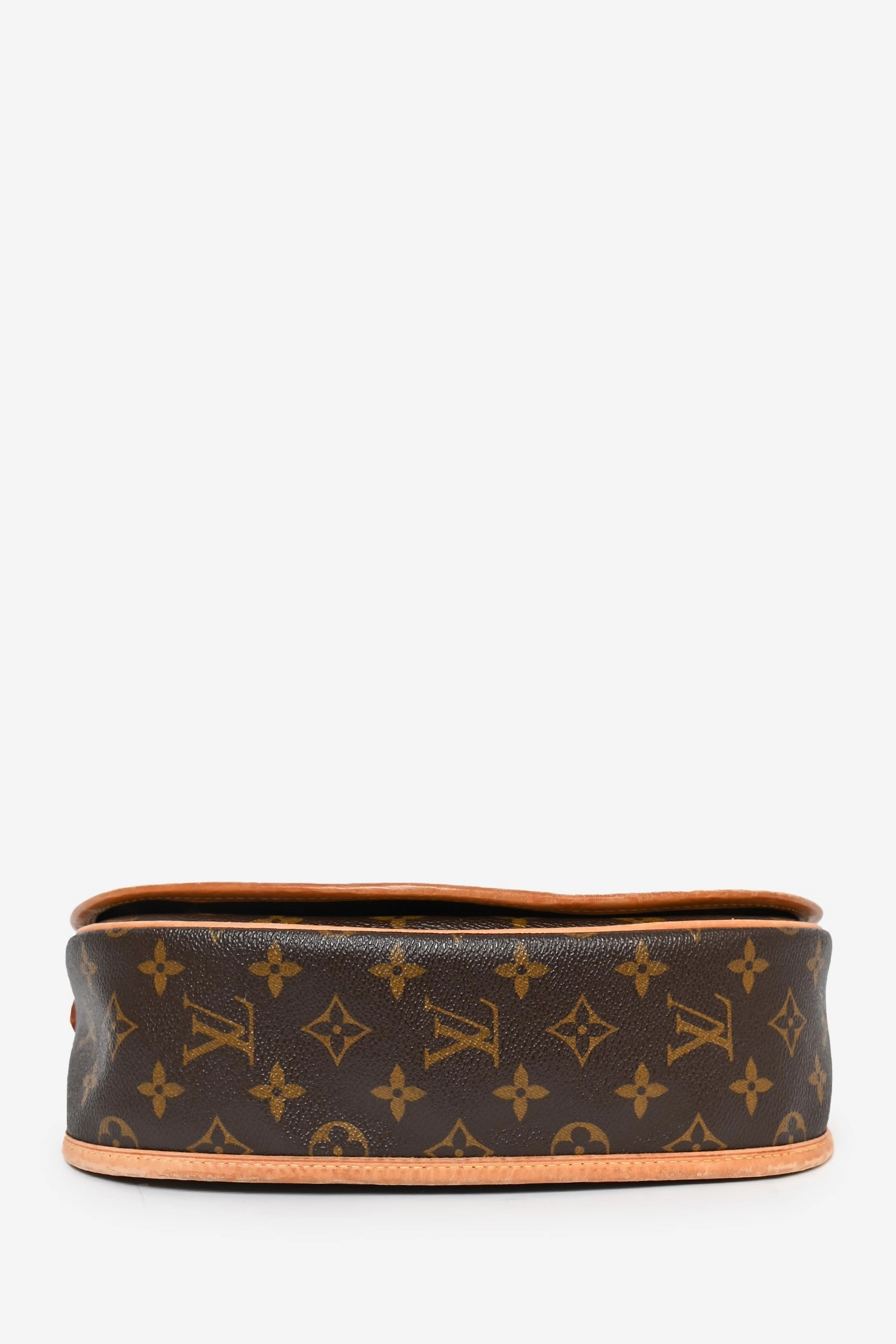 Louis Vuitton 2011 Monogram Leather Trimmed Menilmontant PM Crossbody Bag