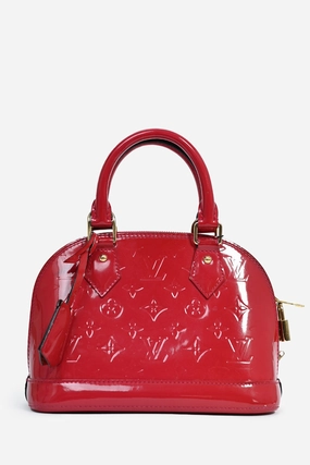 Louis Vuitton 2012 Burgundy Vernis Leather Brea GM Tote
