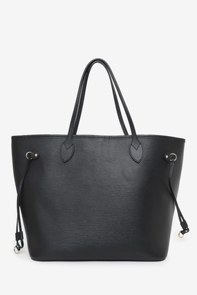 Louis Vuitton 2013 Black Epi Leather Neverfull MM Tote with Pouch