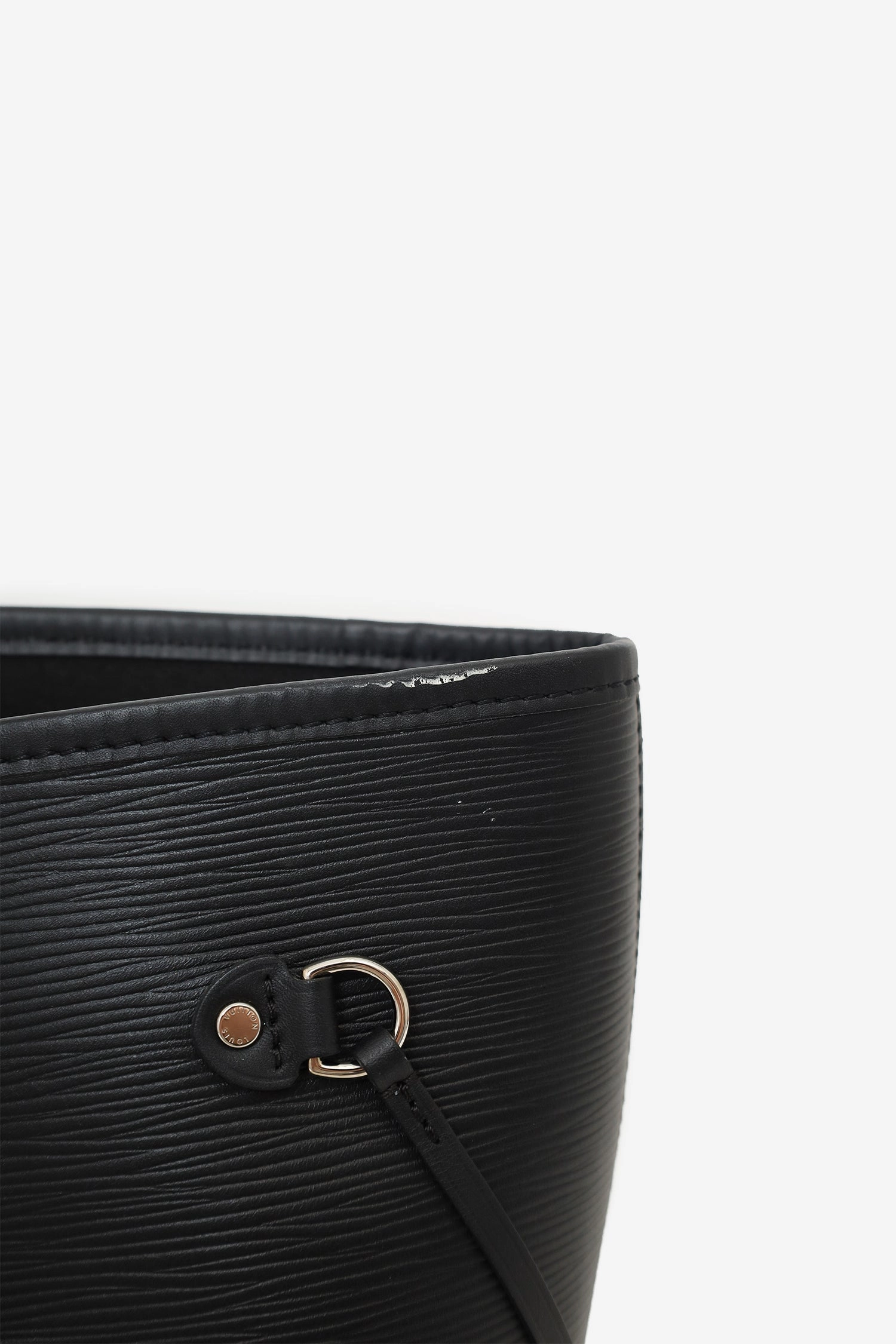 Louis Vuitton 2013 Black Epi Leather Neverfull MM Tote with Pouch