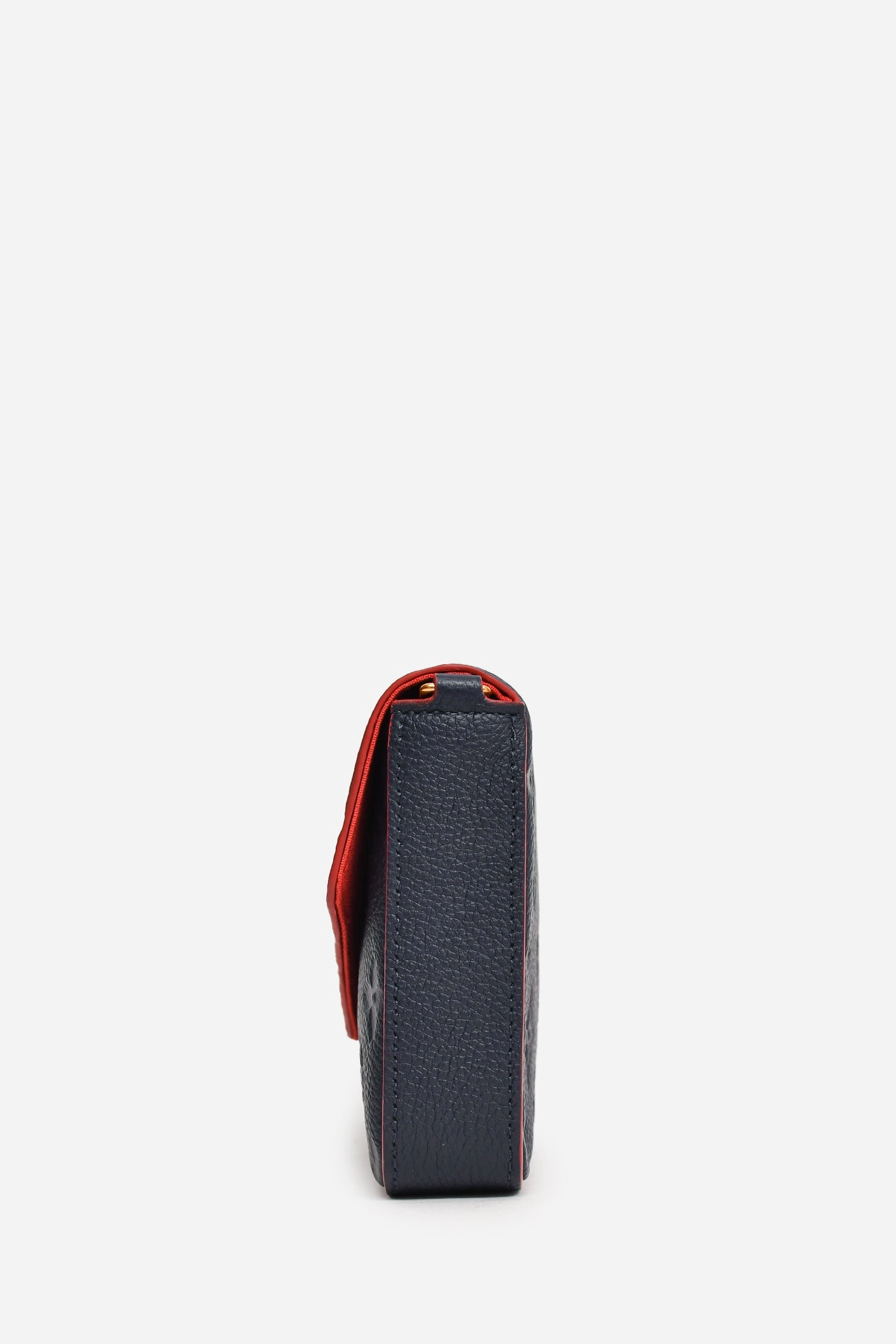 Louis Vuitton 2017 Navy/Red Leather Empriente Felicie Crossbody Bag