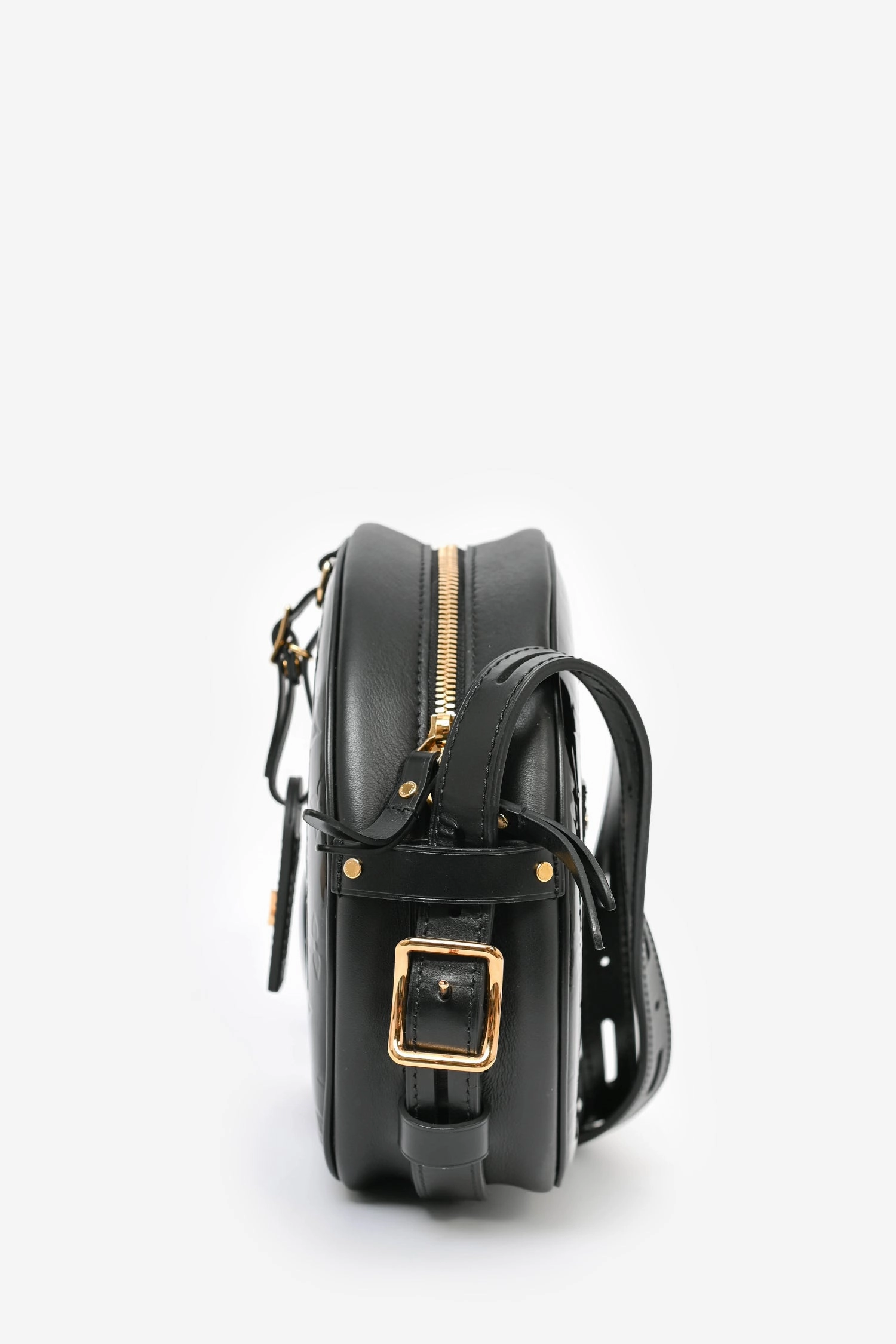 Louis Vuitton 2019 Black Vernis Boite Chapeau Souple Crossbody