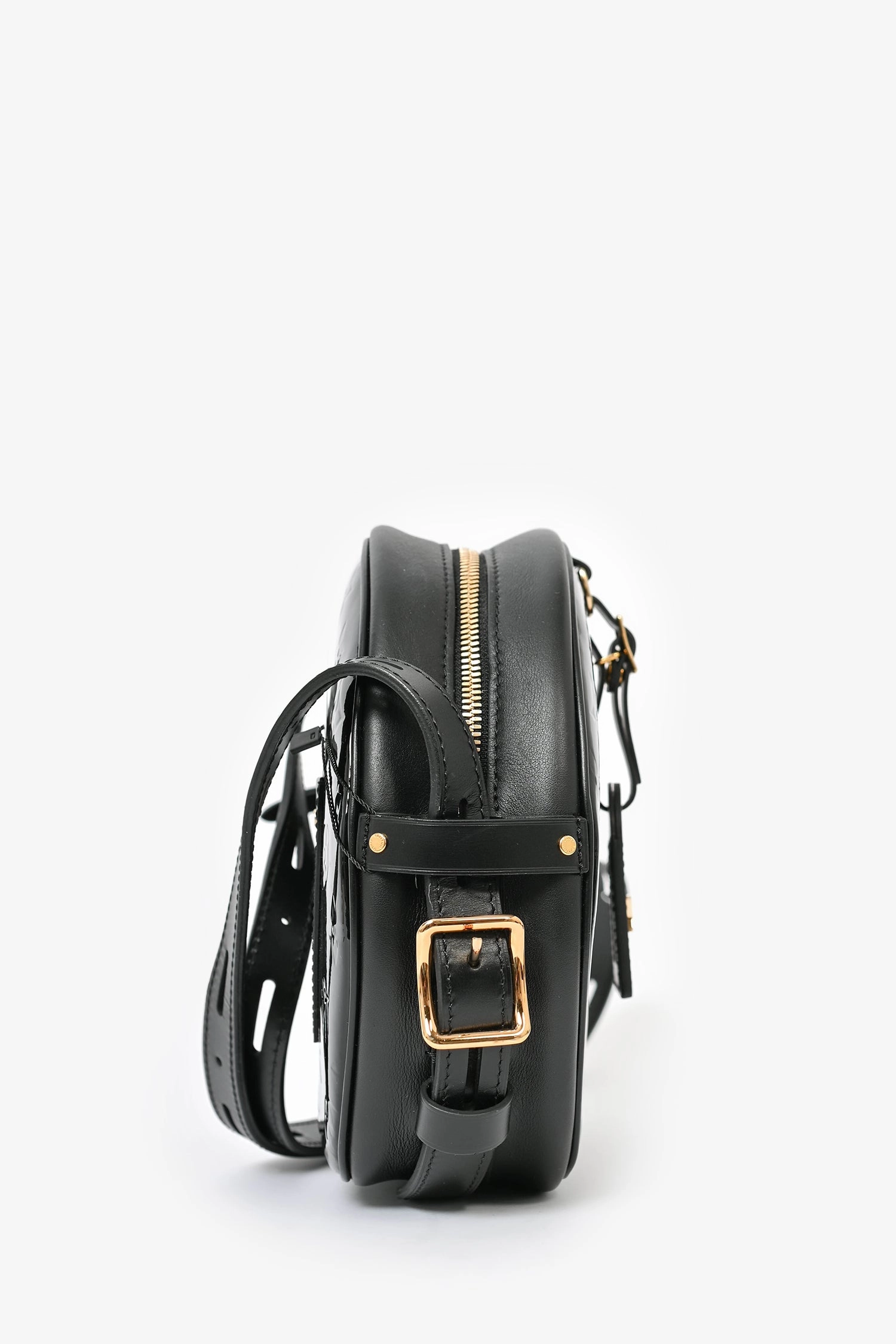 Louis Vuitton 2019 Black Vernis Boite Chapeau Souple Crossbody