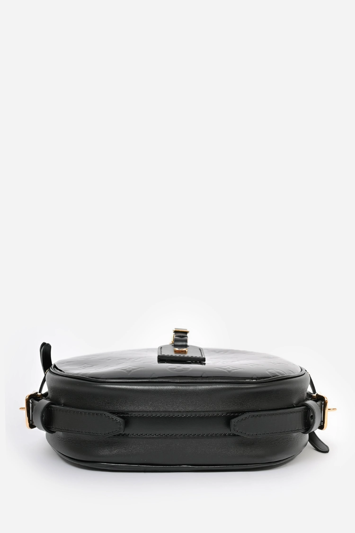 Louis Vuitton 2019 Black Vernis Boite Chapeau Souple Crossbody