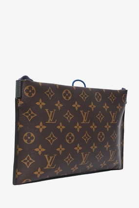 Louis Vuitton 2019 Blue/Brown Monogram Pacific Outdoor Pouch Crossbody