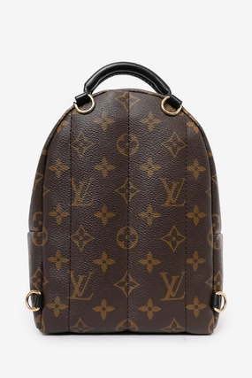 Louis Vuitton 2019 Monogram/Black Palm Springs Mini Backpack