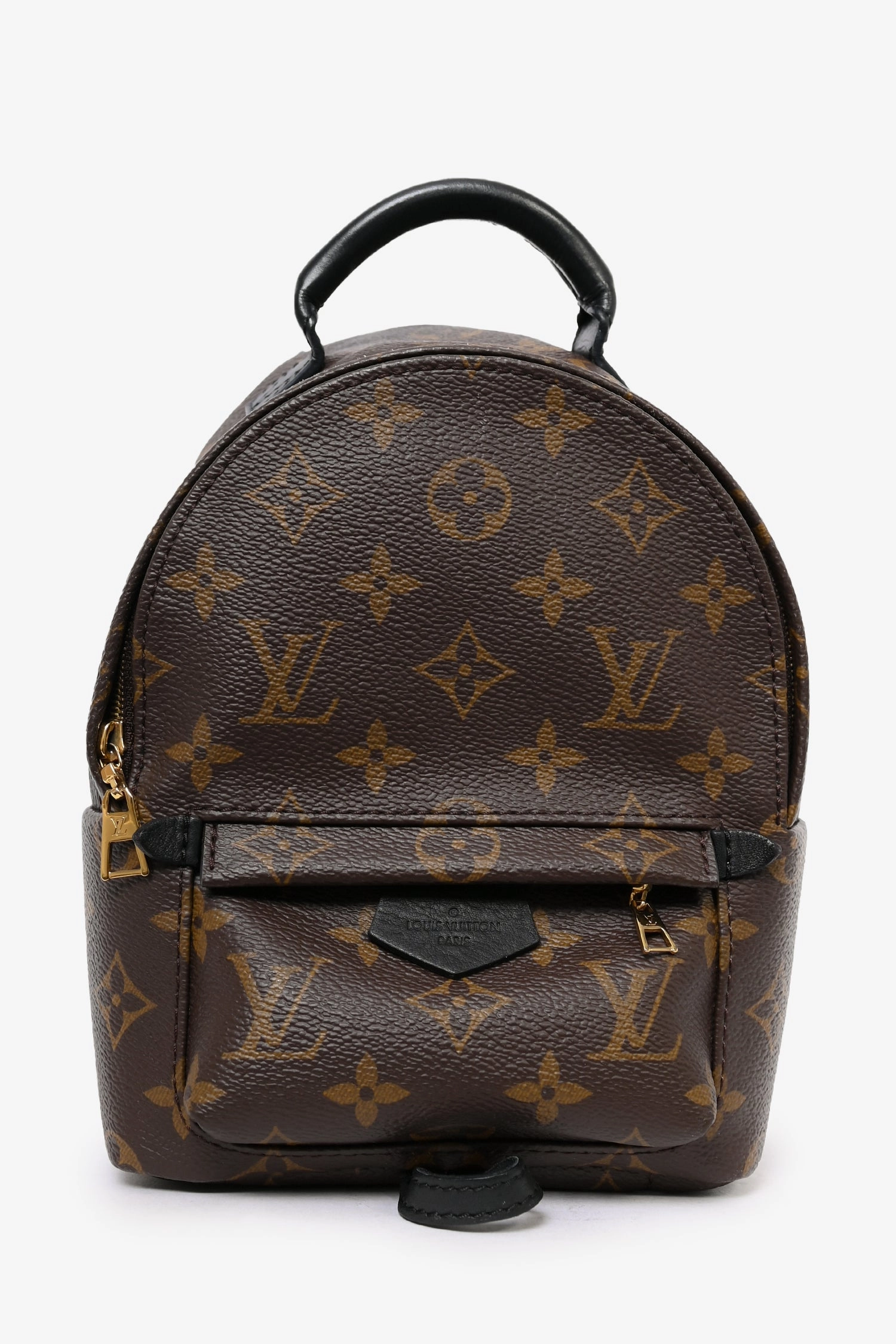 Louis Vuitton 2019 Monogram/Black Palm Springs Mini Backpack