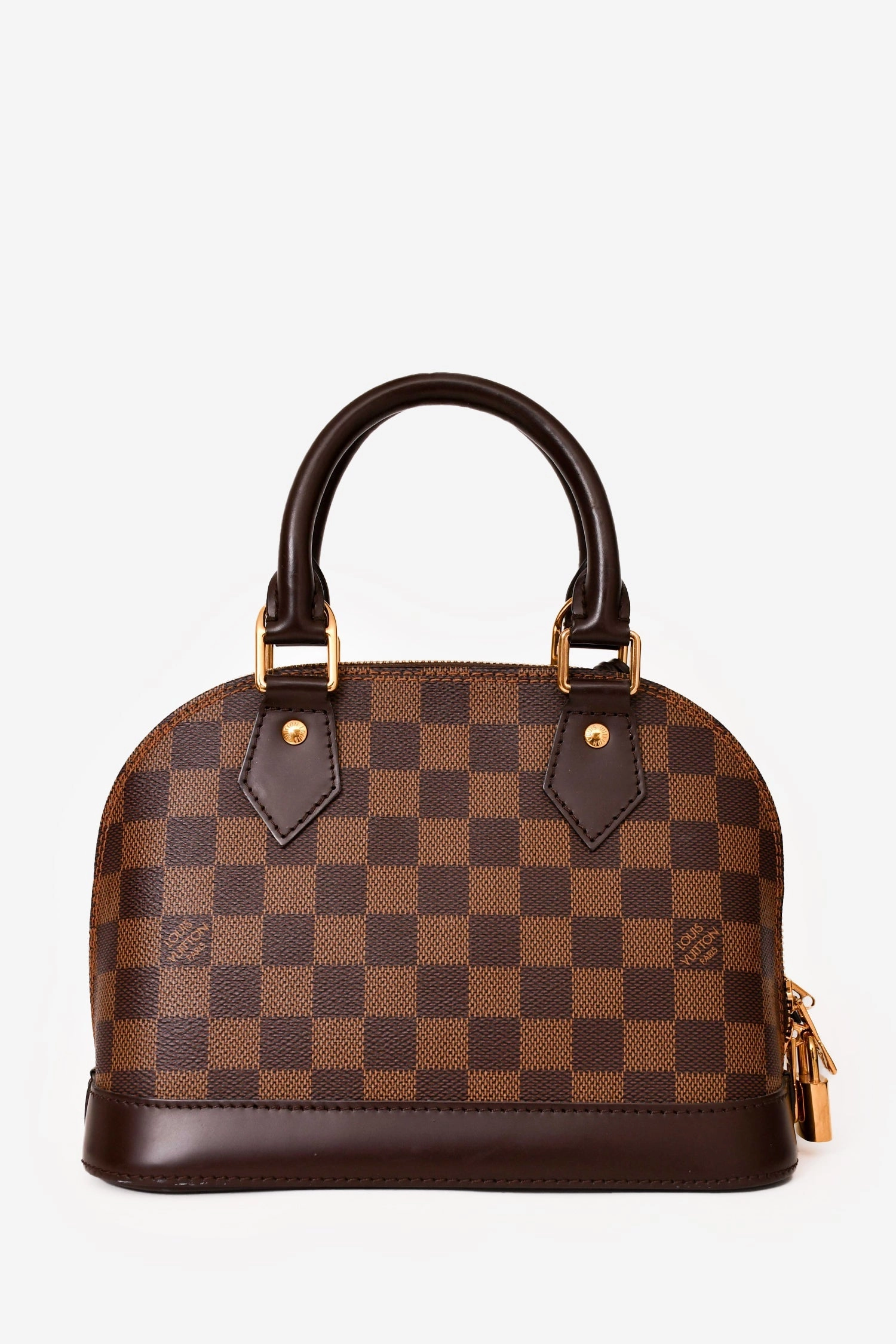 Louis Vuitton 2020 Damier Ebene Alma BB with Strap