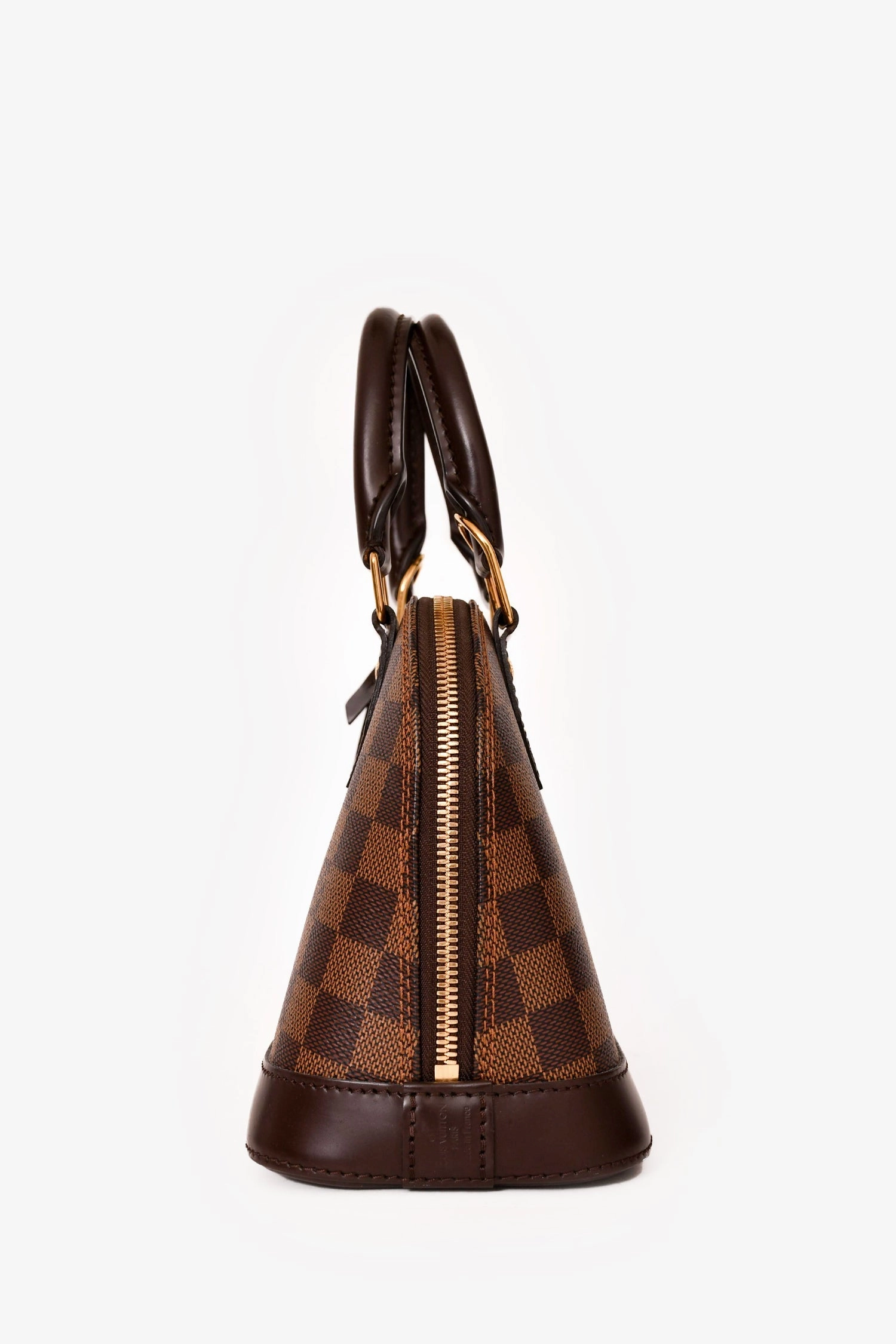 Louis Vuitton 2020 Damier Ebene Alma BB with Strap