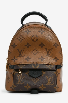Louis Vuitton 2020 Reverse Monogram Palm Springs Mini Backpack