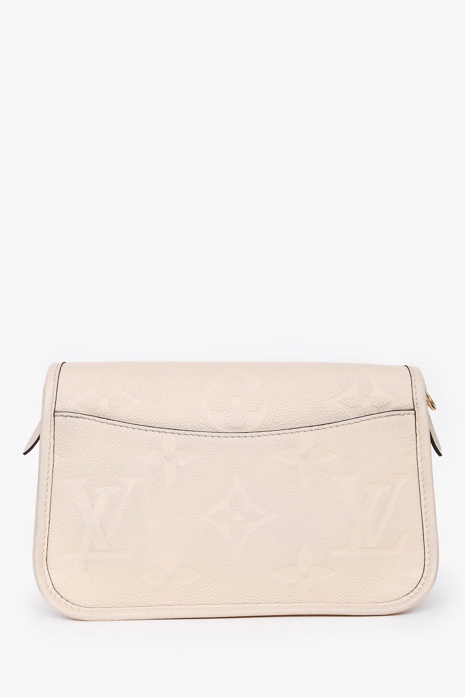 Louis Vuitton 2023 Cream Leather Emprienete Diane Crossbody Bag