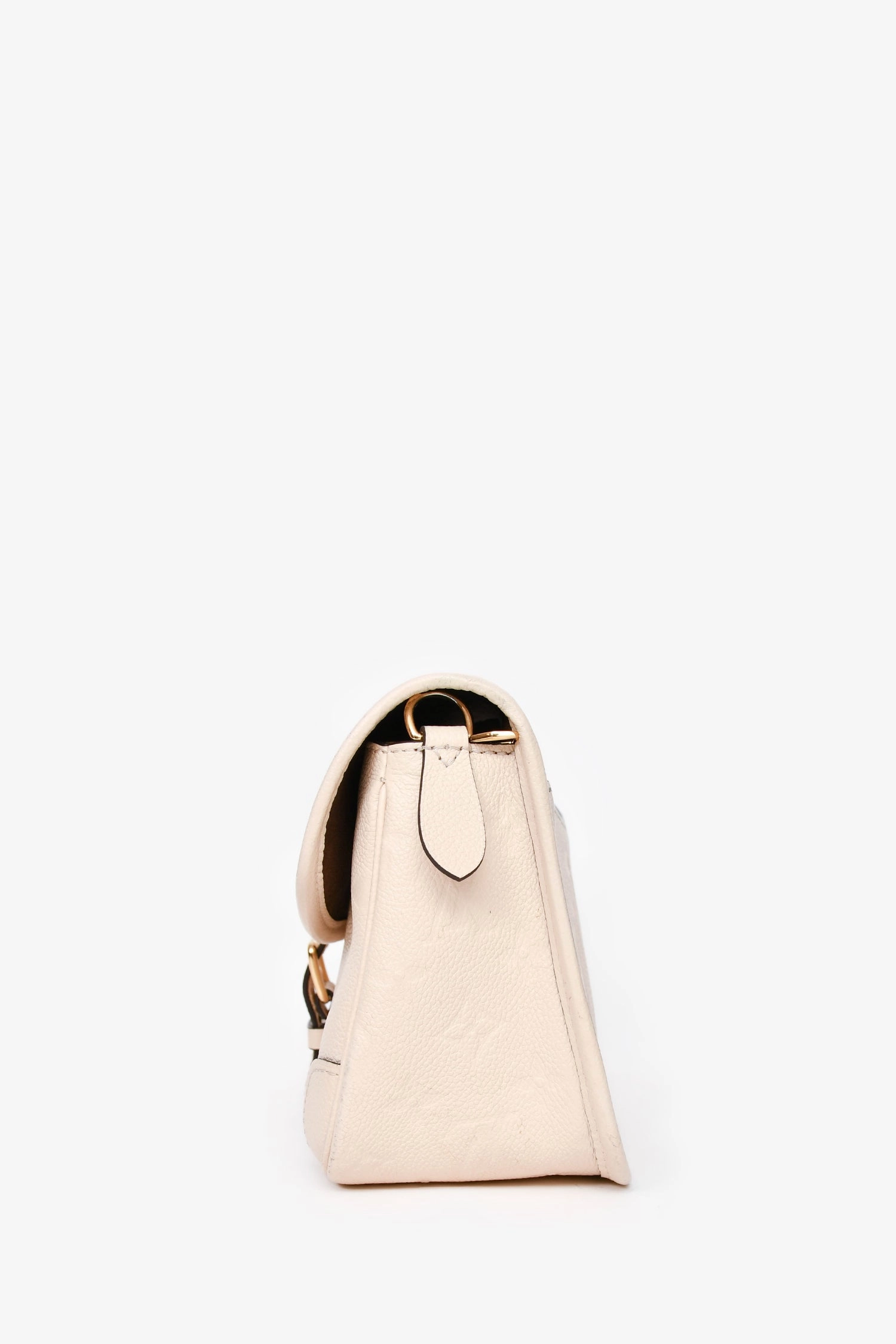 Louis Vuitton 2023 Cream Leather Emprienete Diane Crossbody Bag