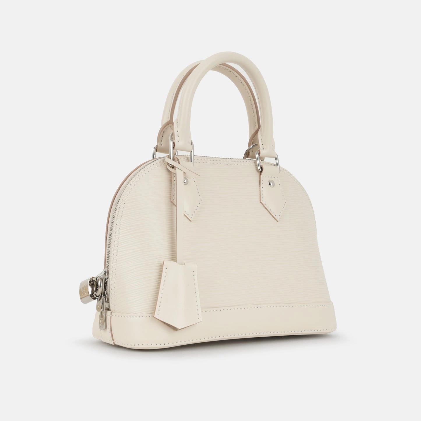 Louis Vuitton - Alma BB - Quartz White Epi Leather SHW - 2022 - Unused